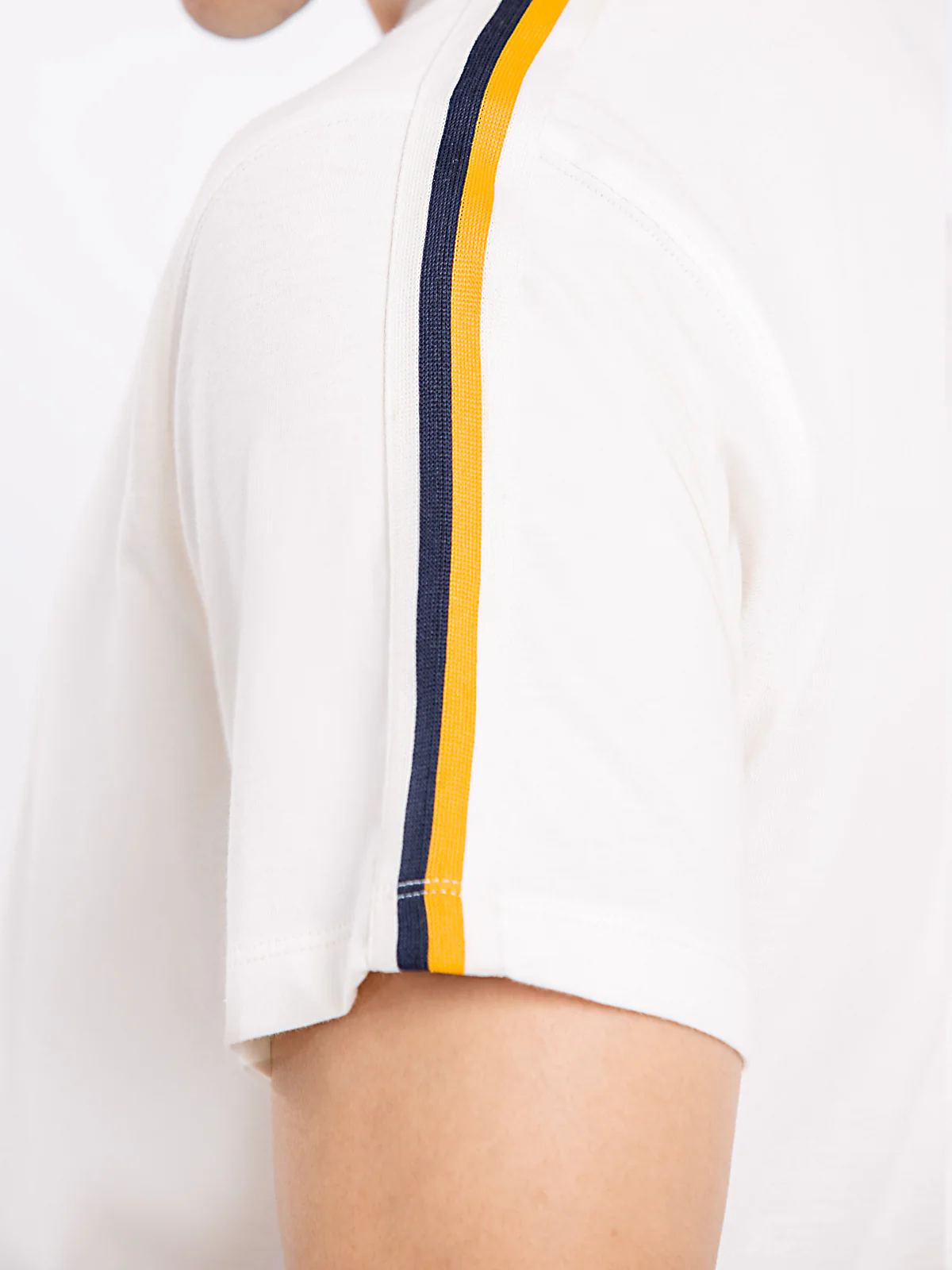 Men's Cream Graphic Tee - EMTGT24-014 - Image 5