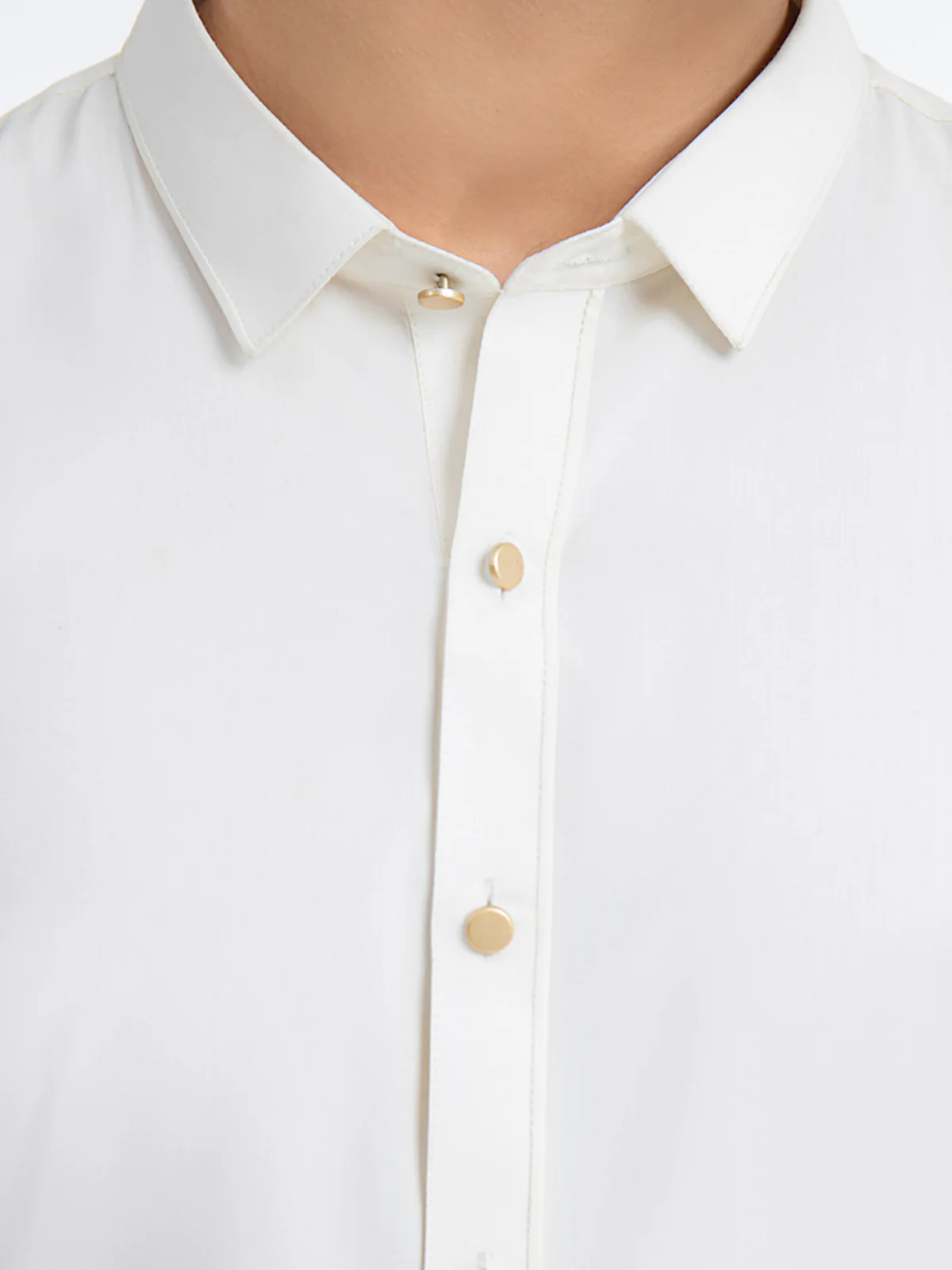 Men's Cream Shalwar Kameez - EMTKSP23-41016 - Image 4