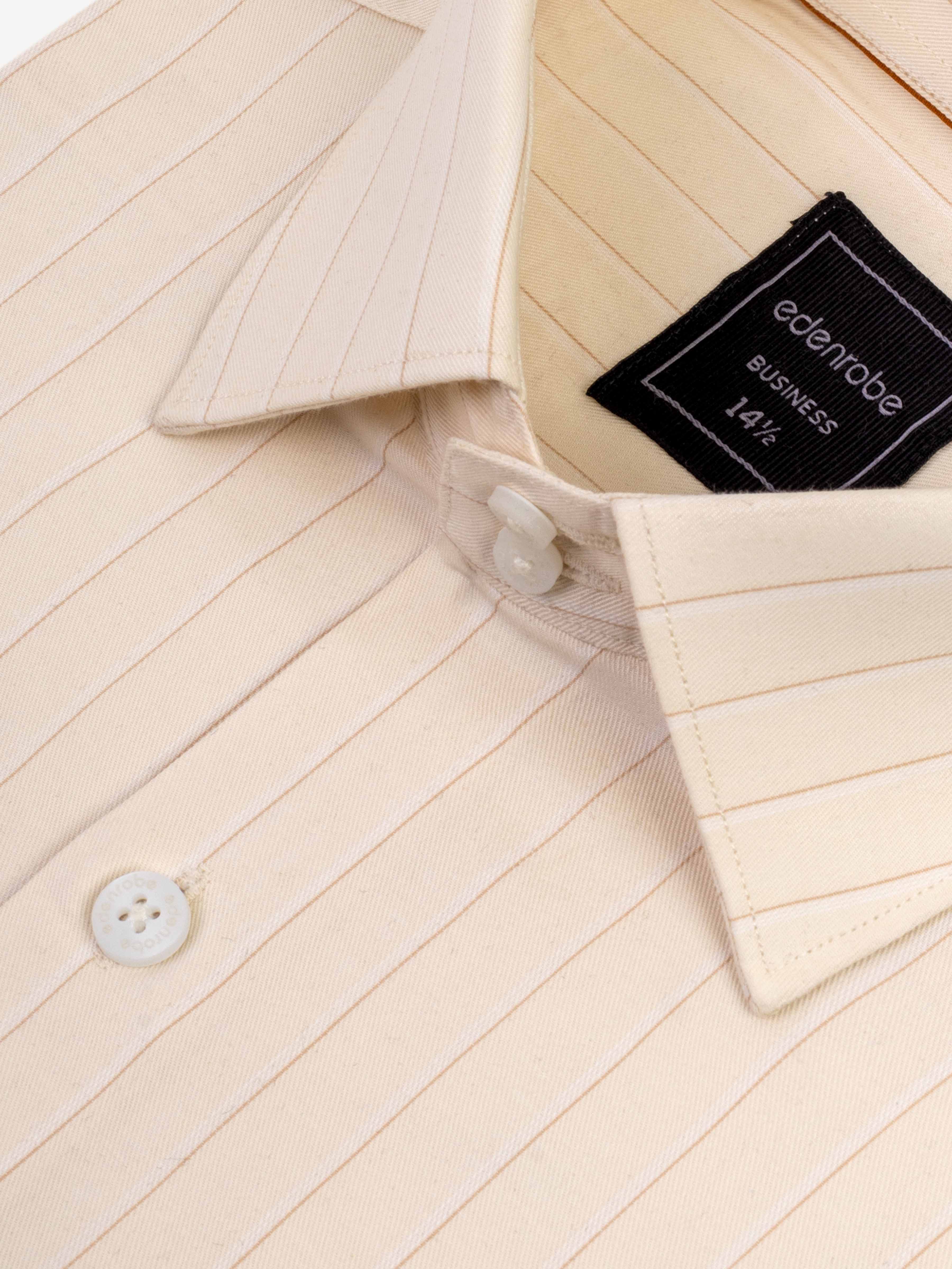 Men's Cream Shirt - EMTSB5-161 - Image 3