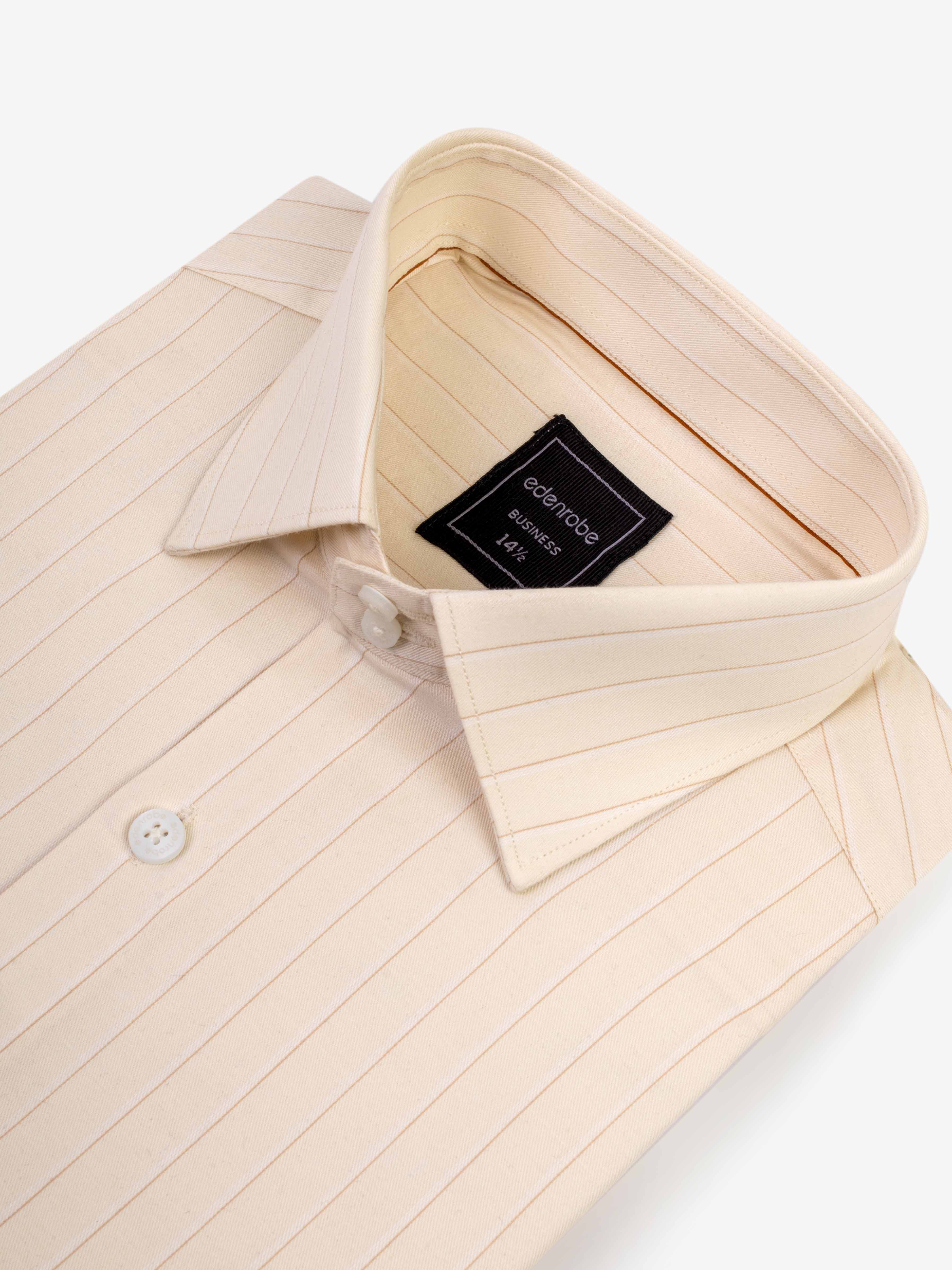 Men's Cream Shirt - EMTSB5-161 - Image 4