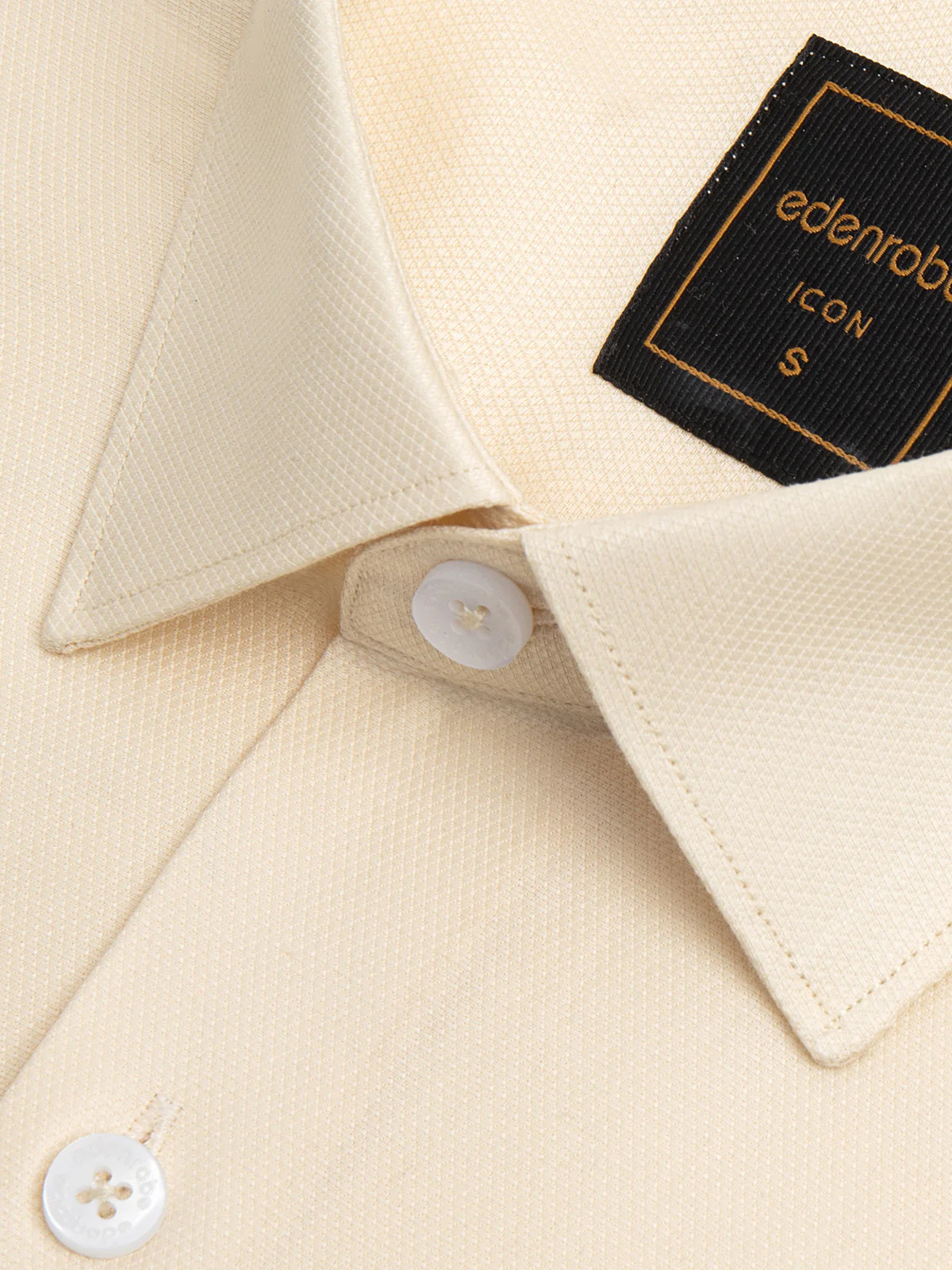 Men's Cream Shirt - EMTSI24-50696 - Image 4