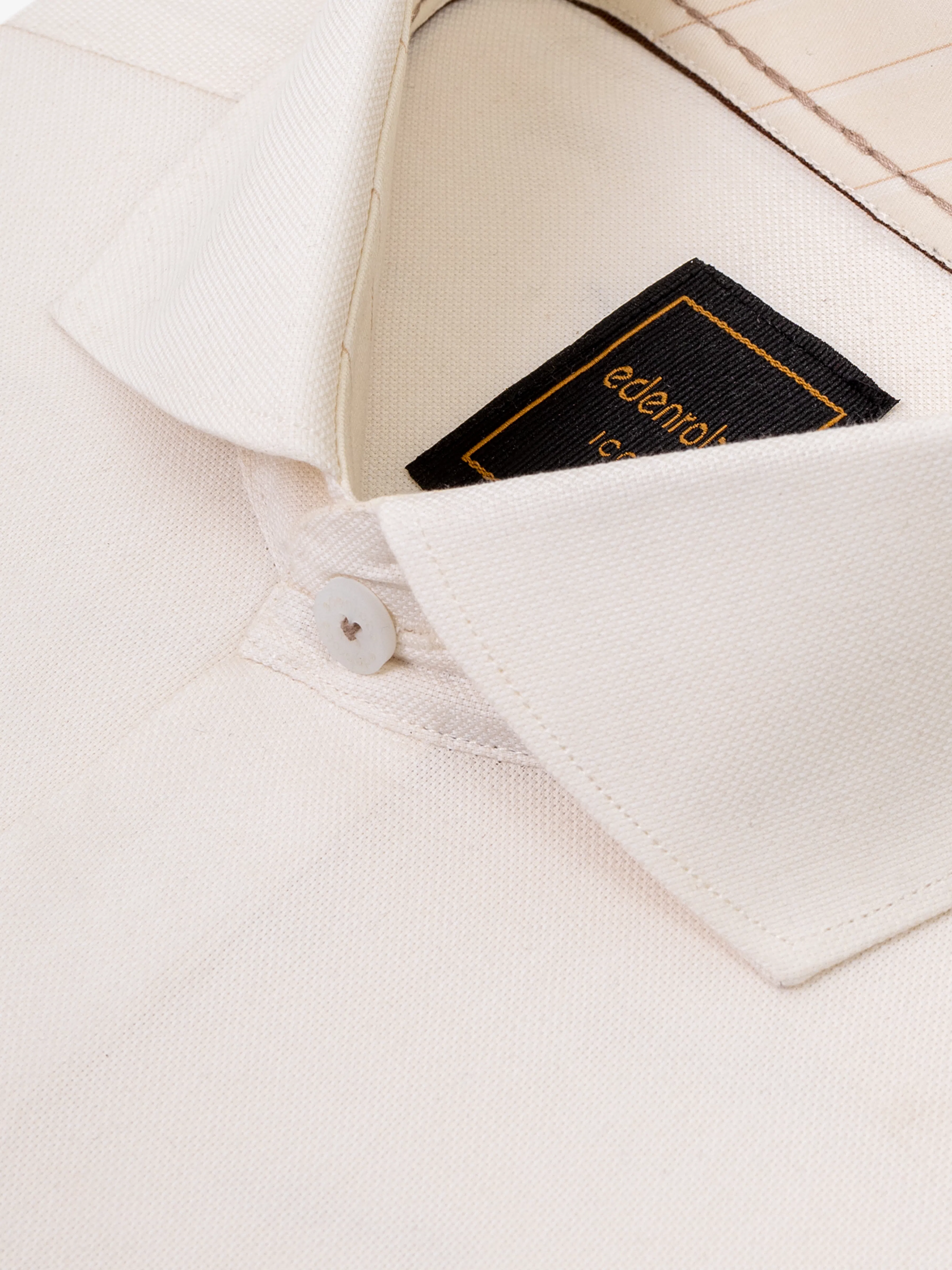 Men's Cream Shirt - EMTSI5-50837 - Image 2