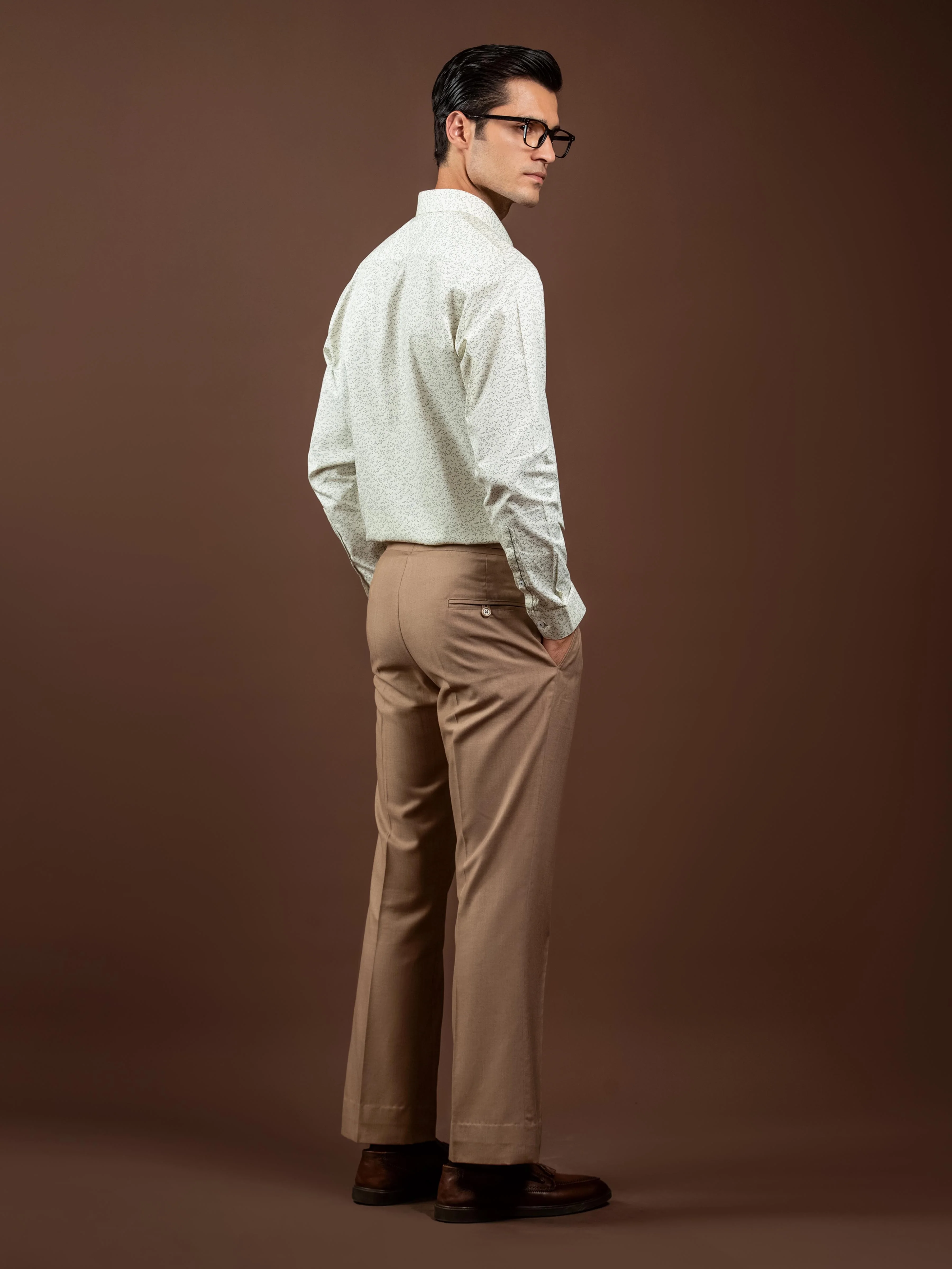 Men's Cream Shirt - EMTSI5-50845 - Image 6
