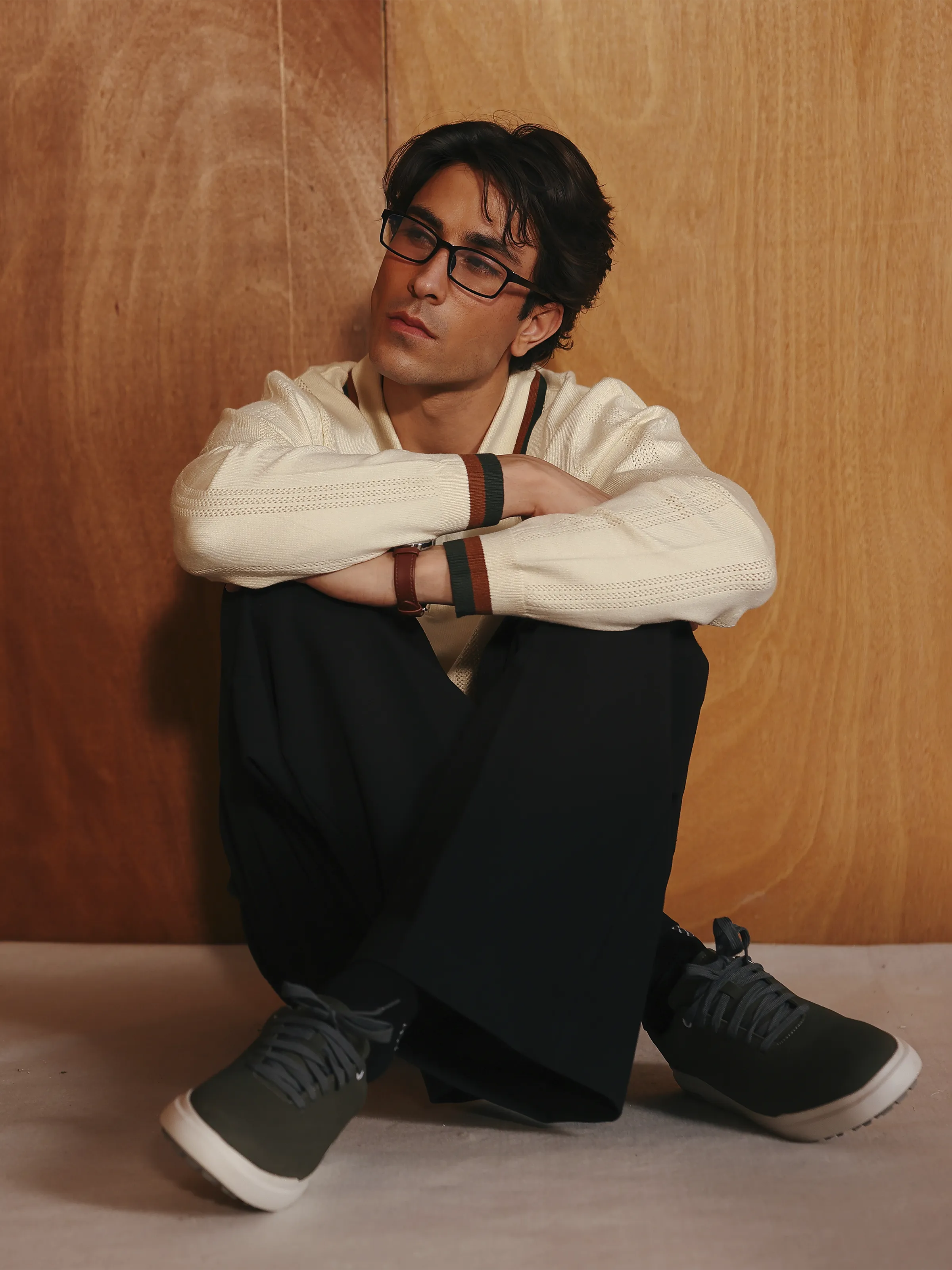 Men's Cream Sweater - EMTSWT5-019 - Image 4