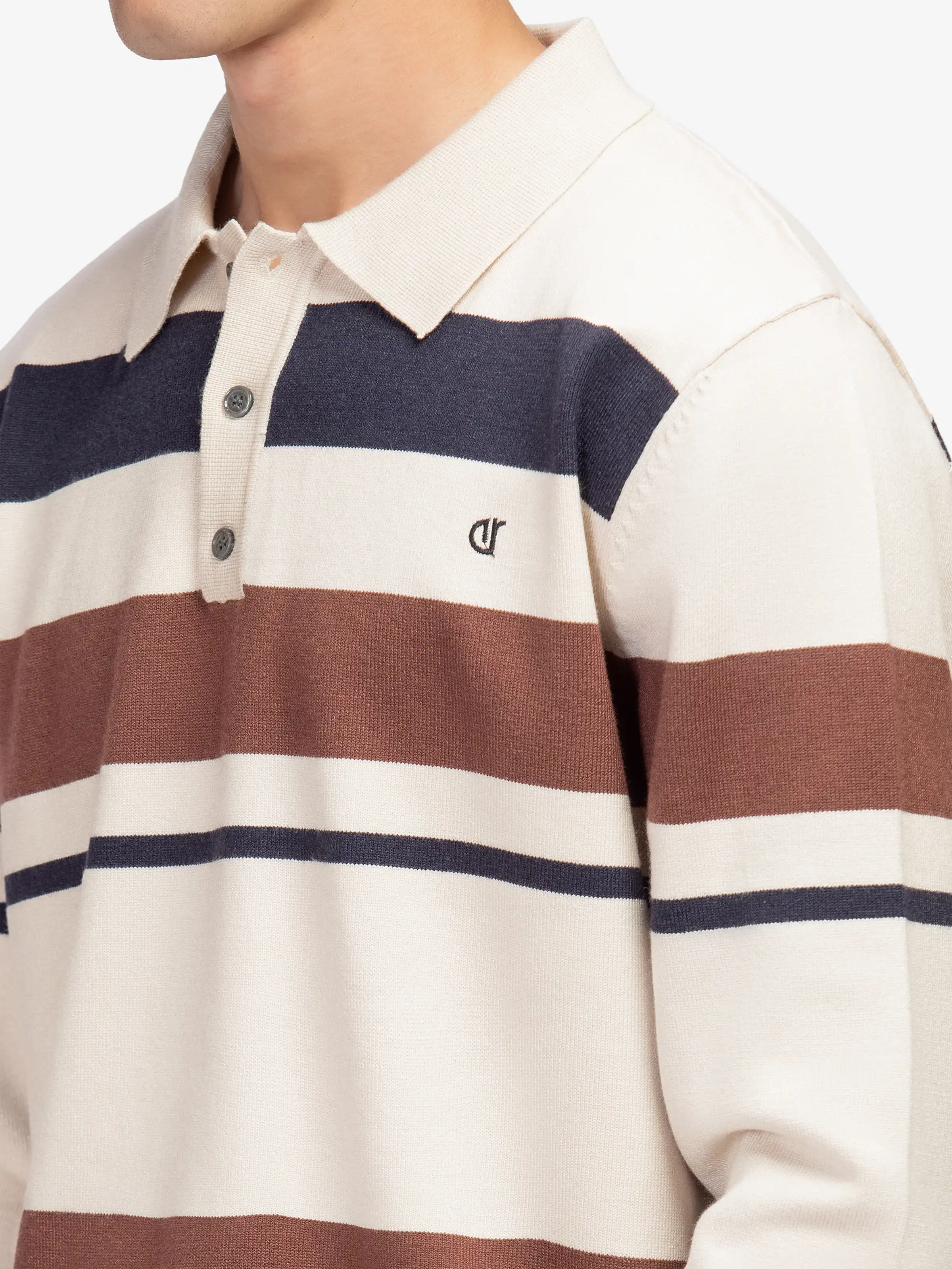 Men's Cream Sweater - EMTSWT5-026 - Image 2