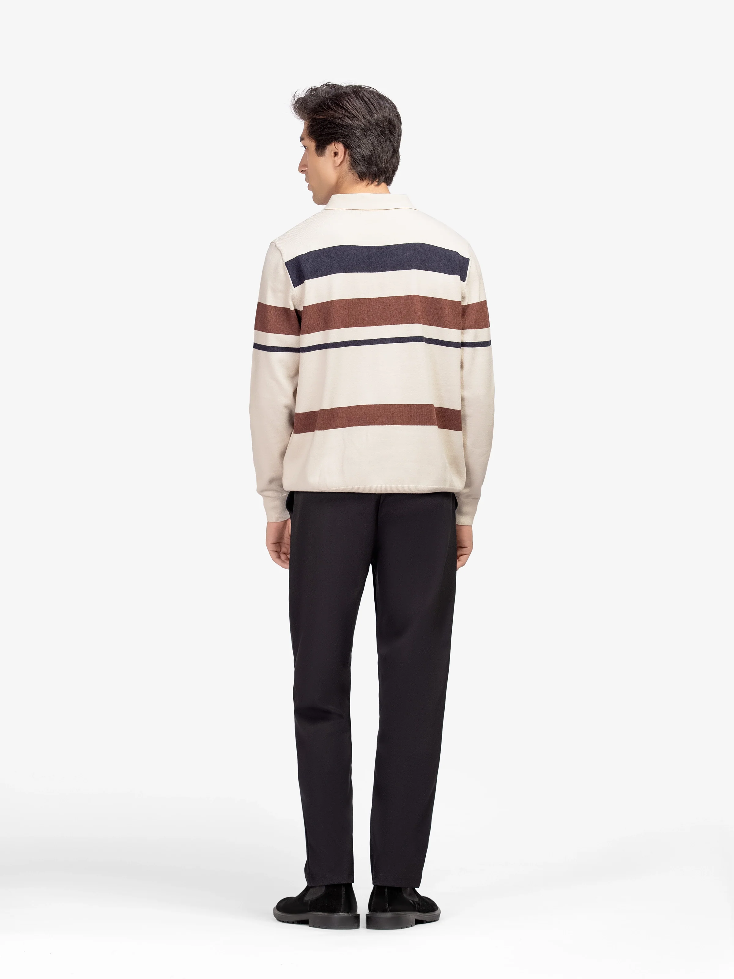 Men's Cream Sweater - EMTSWT5-026 - Image 5