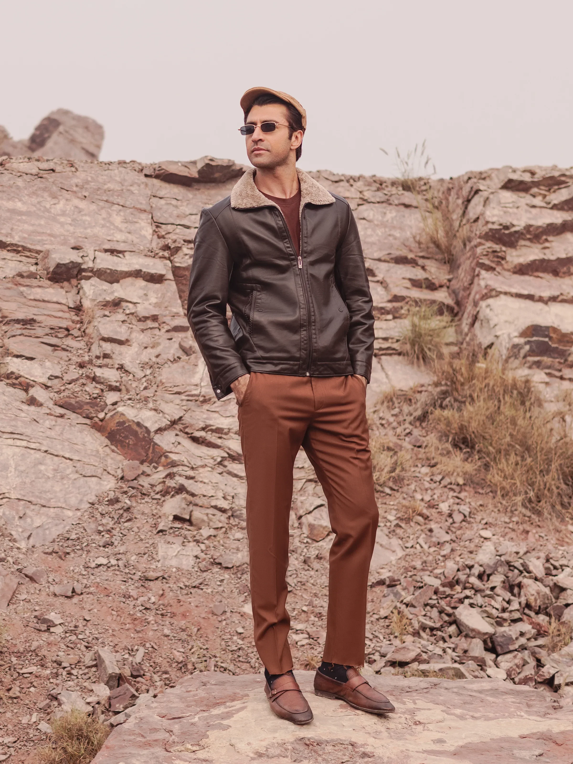 Men's Dark Brown Jacket - EMTJ24-023 - Image 2