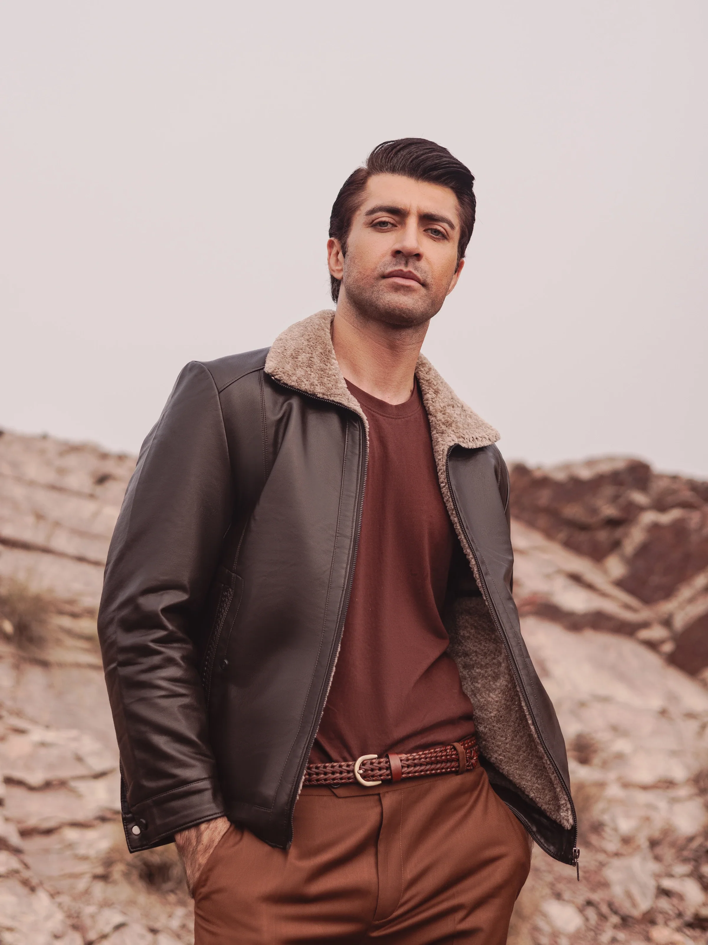 Men's Dark Brown Jacket - EMTJ24-023 - Image 4