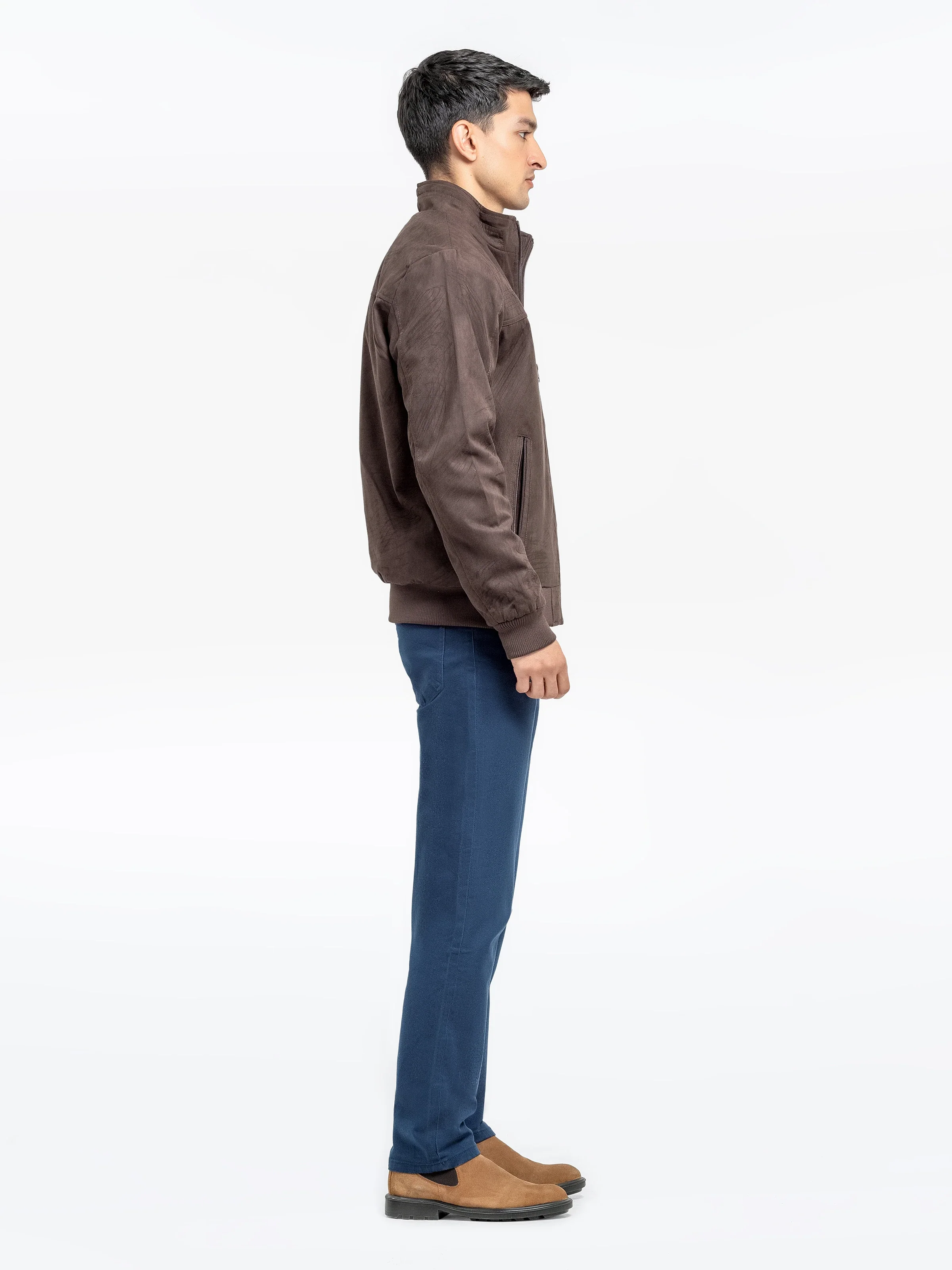 Men's Dark Brown Jacket - EMTJ24-032 - Image 5