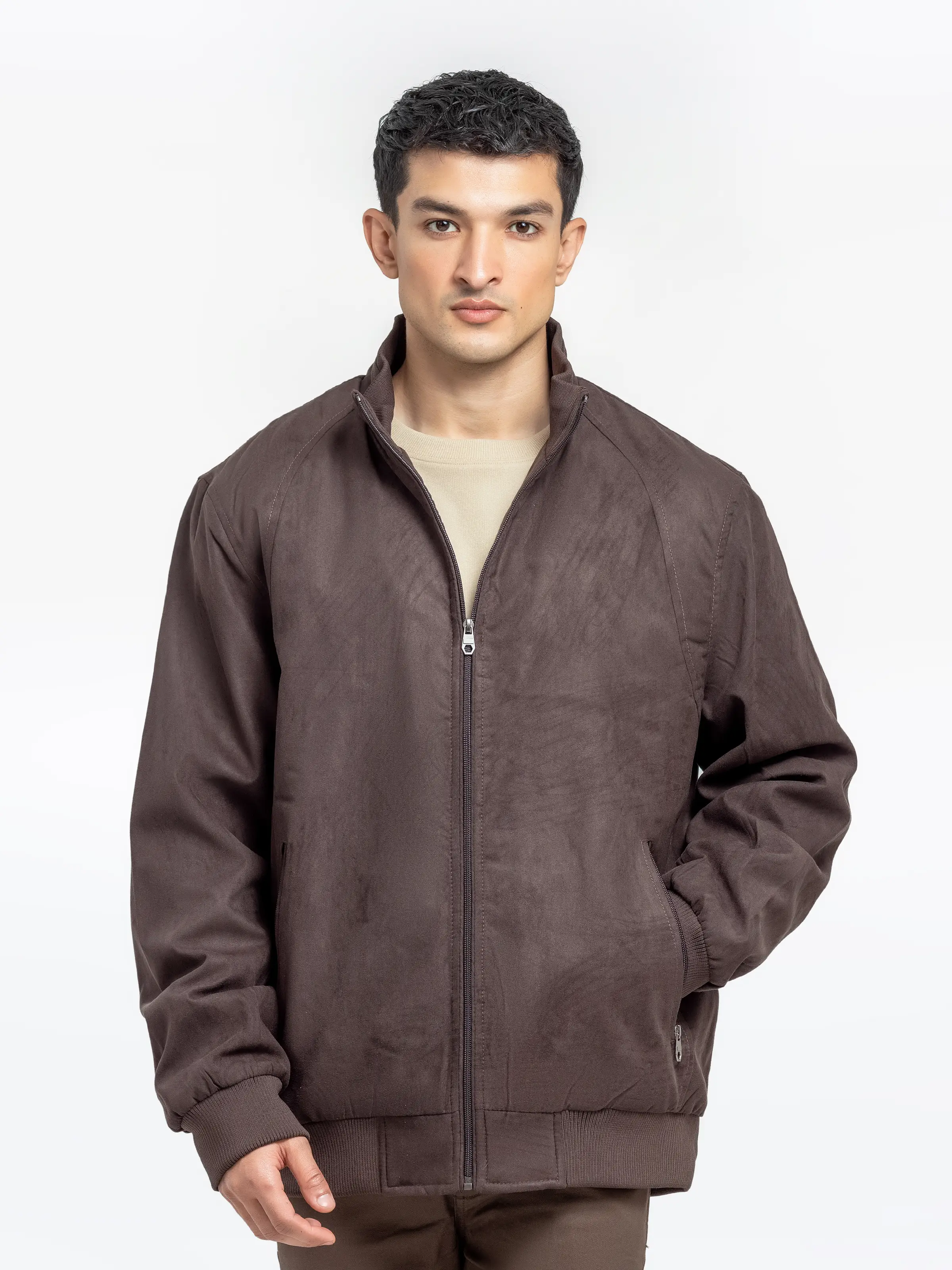 Men's Dark Brown Jacket - EMTJ24-035 - Image 2