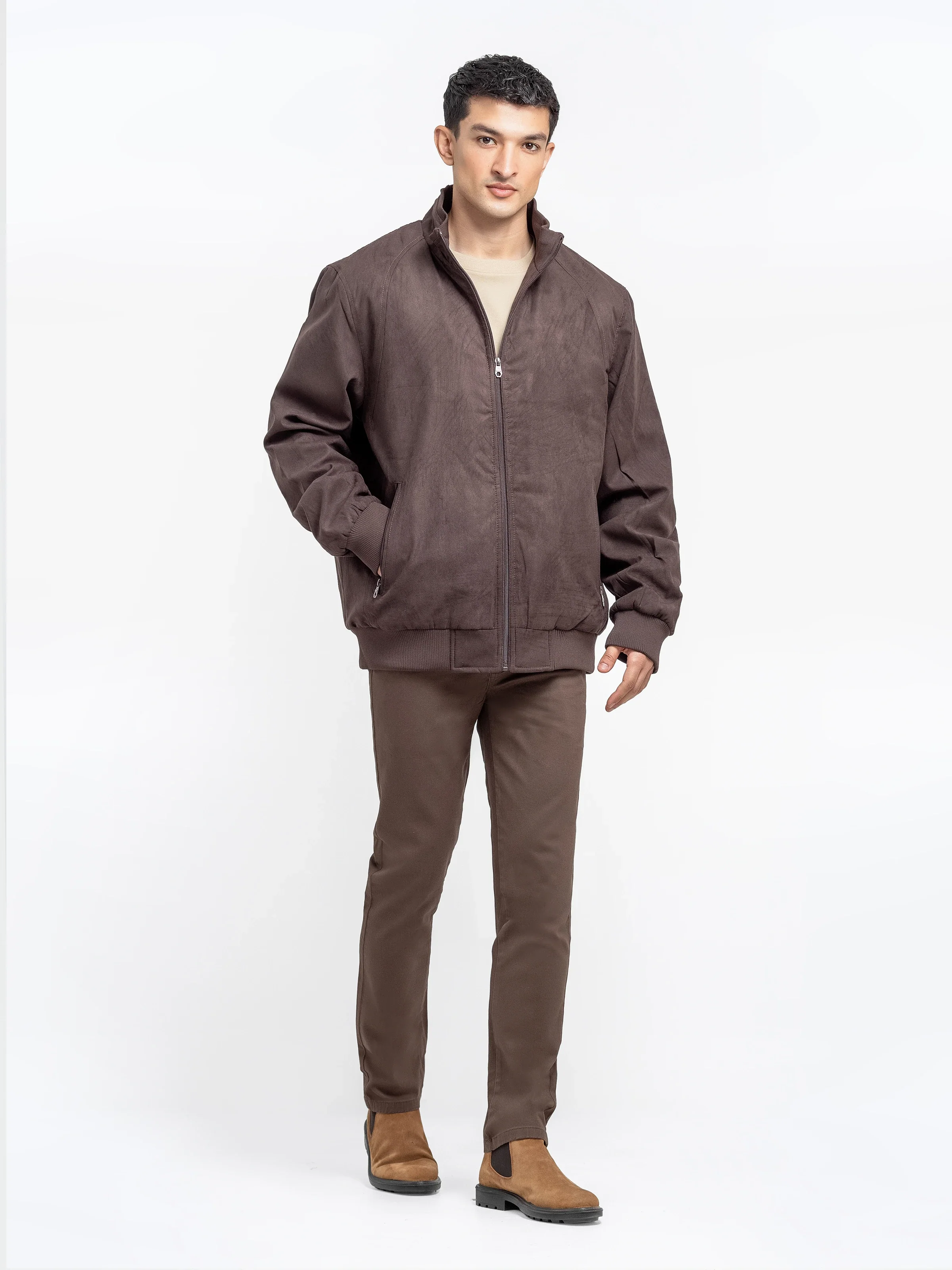 Men's Dark Brown Jacket - EMTJ24-035 - Image 3