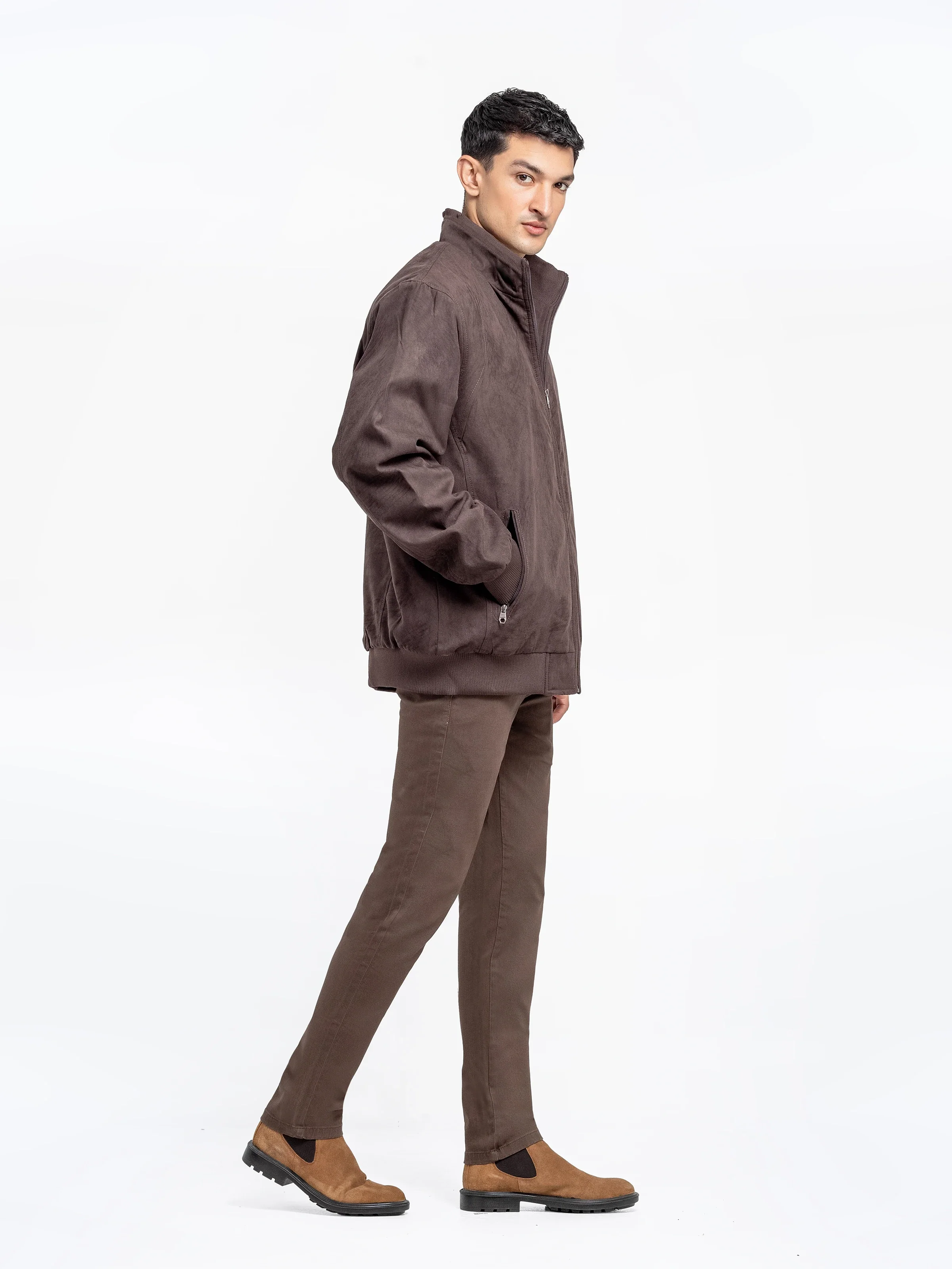 Men's Dark Brown Jacket - EMTJ24-035 - Image 5