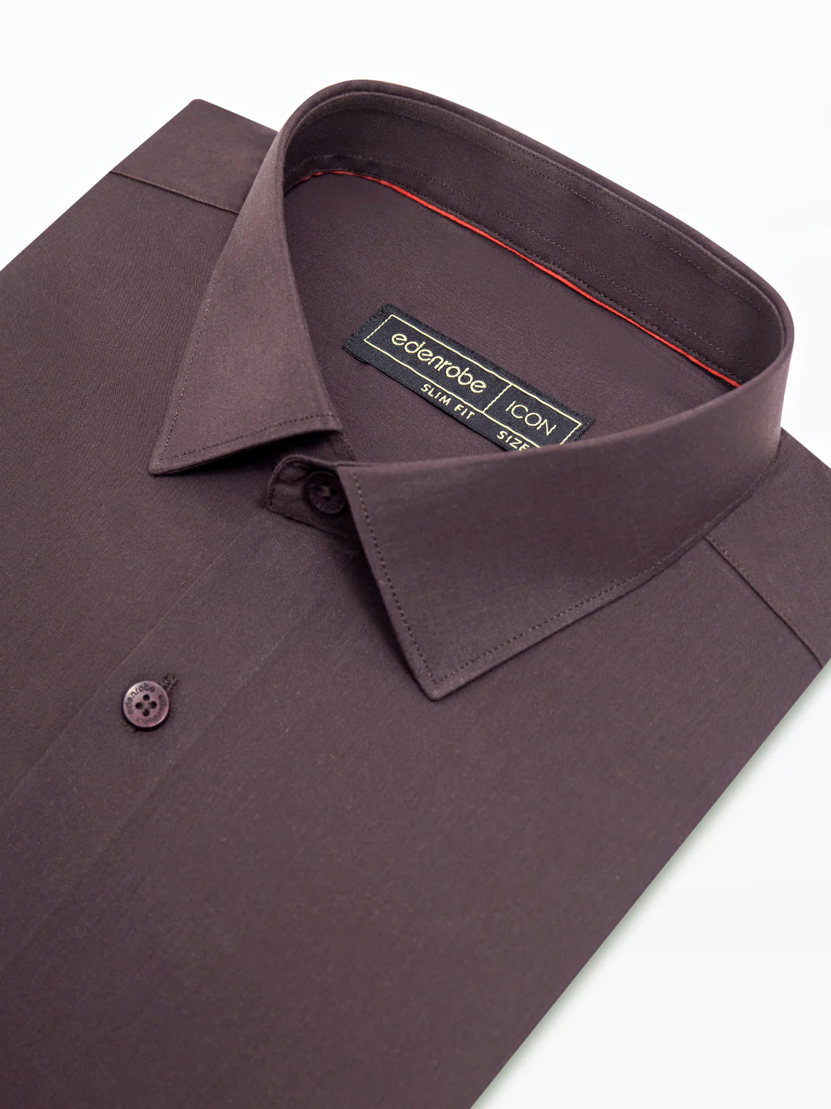 Men's Dark Brown Shirt - EMTSI24-50684 - Image 5