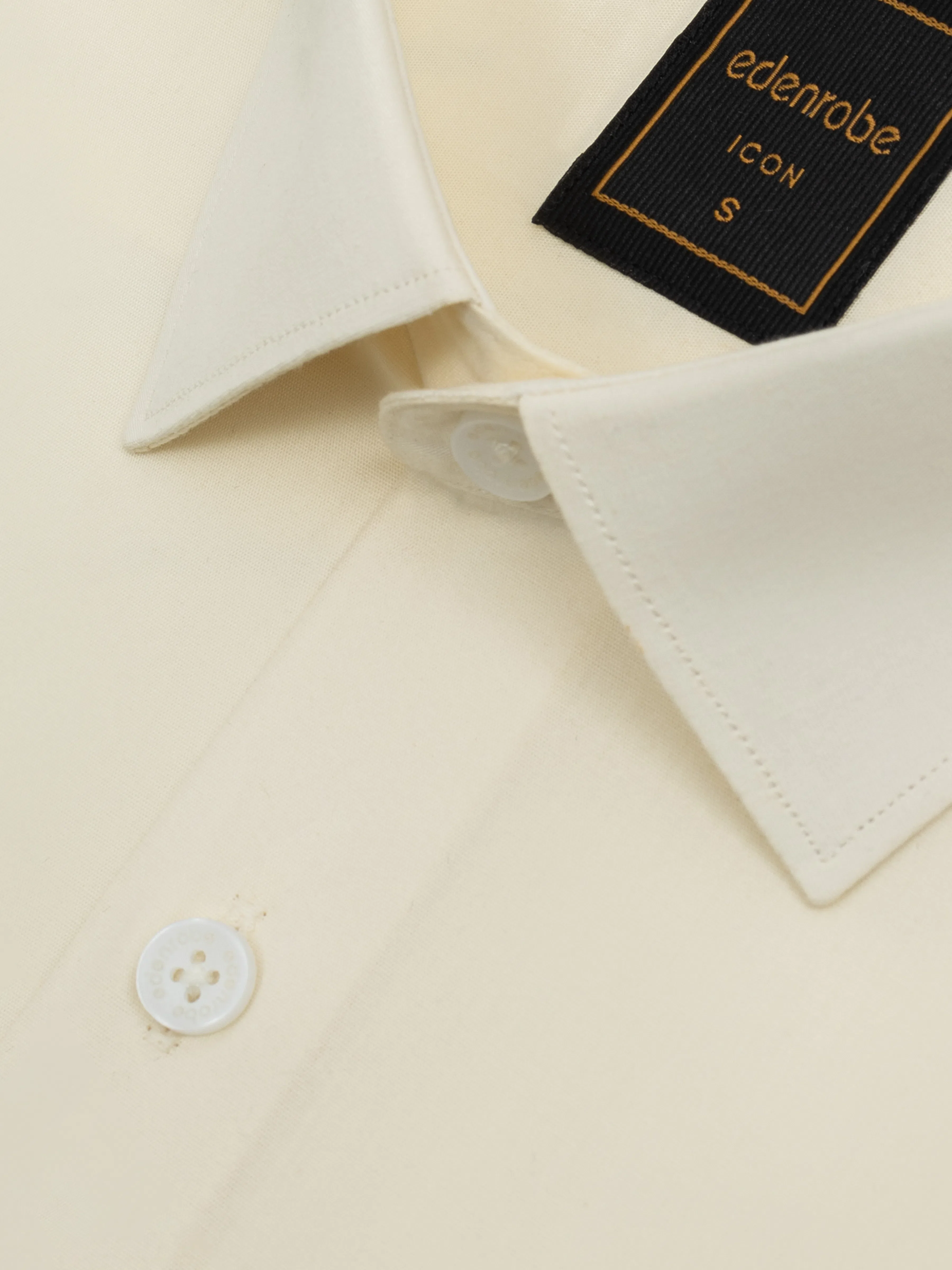 Men's Dark Cream Shirt - EMTSI24-50733 - Image 3