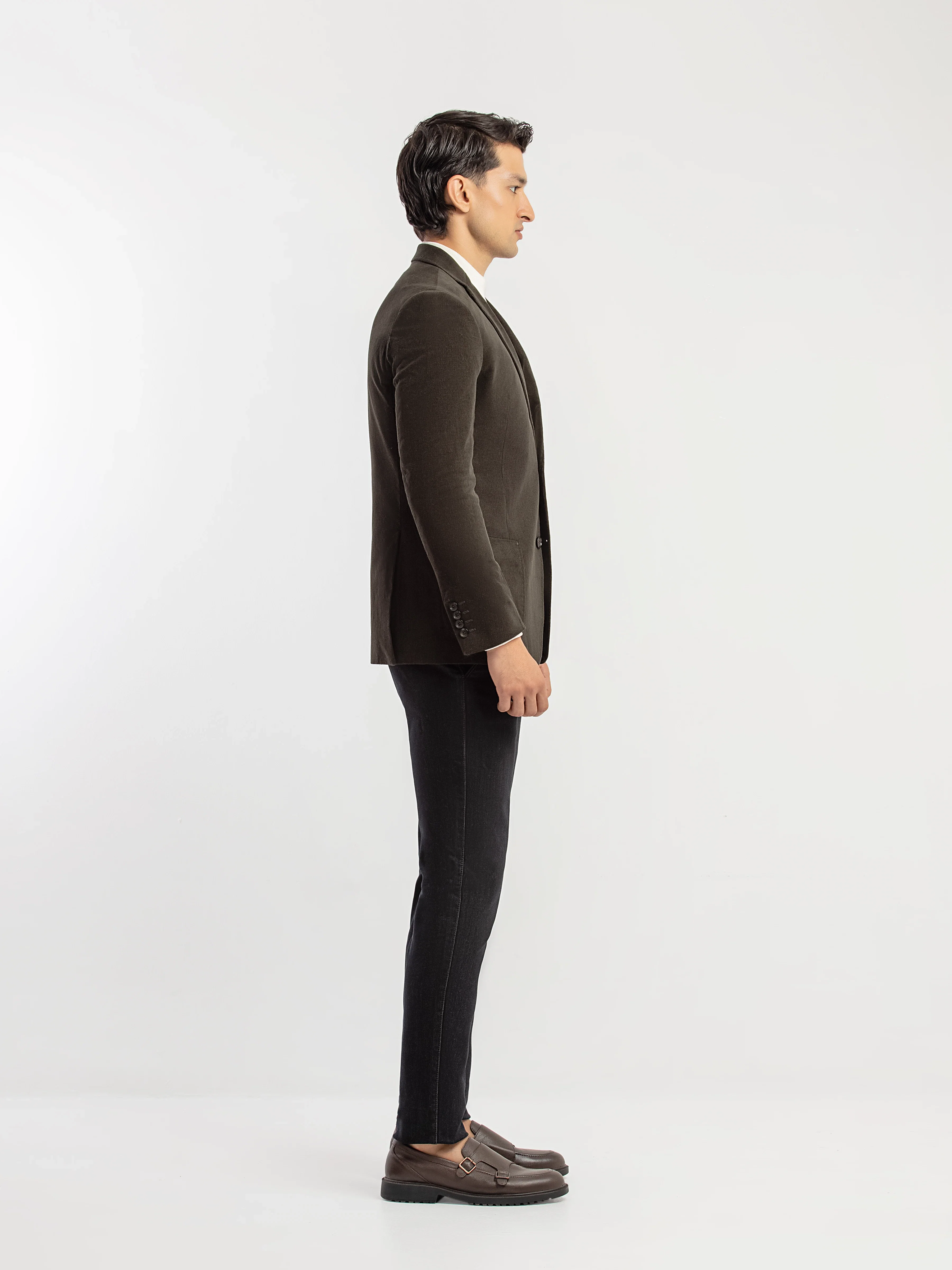 Men's Dark Green Blazer - EMTB5-6889 - Image 5