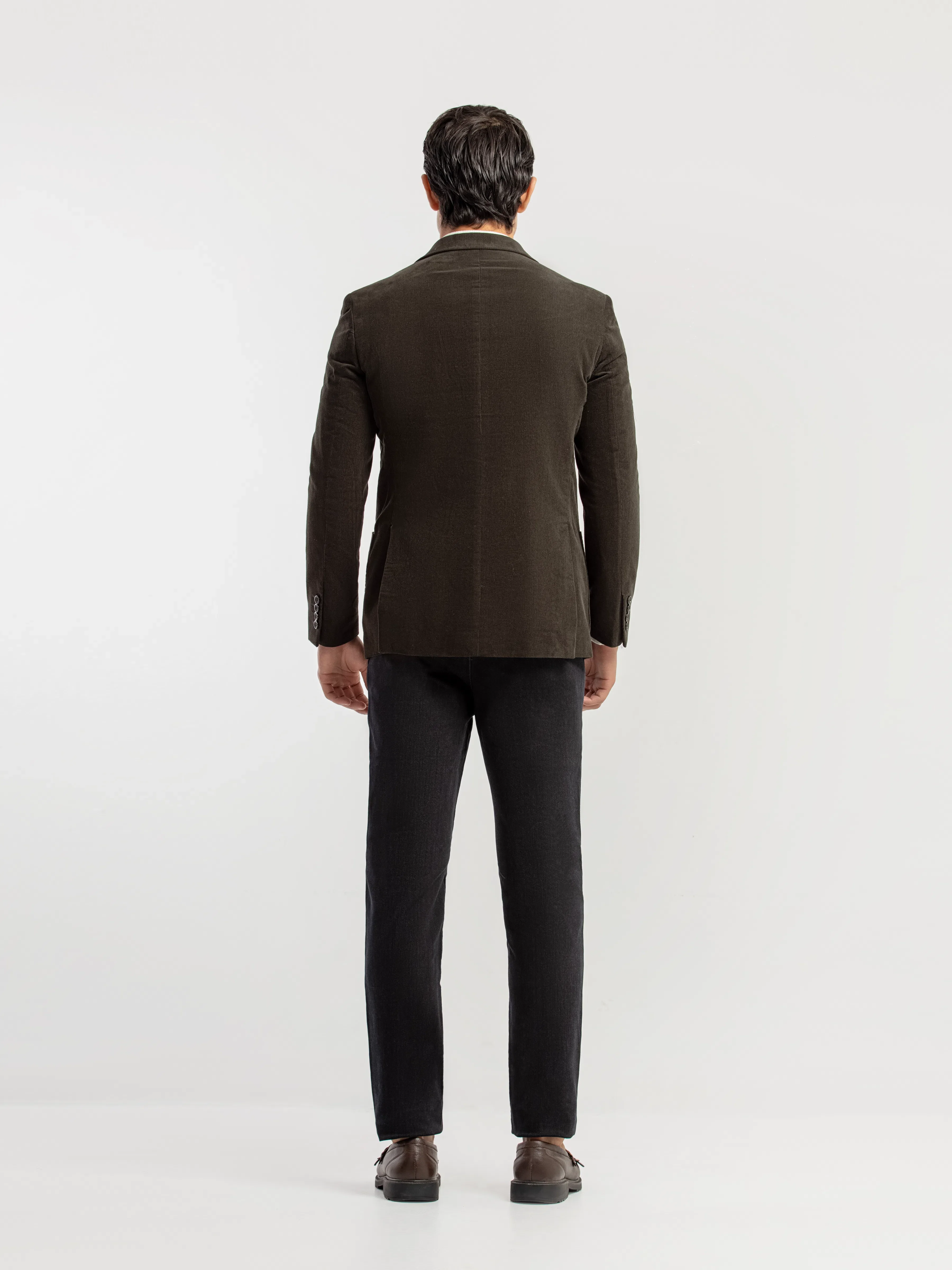 Men's Dark Green Blazer - EMTB5-6889 - Image 6