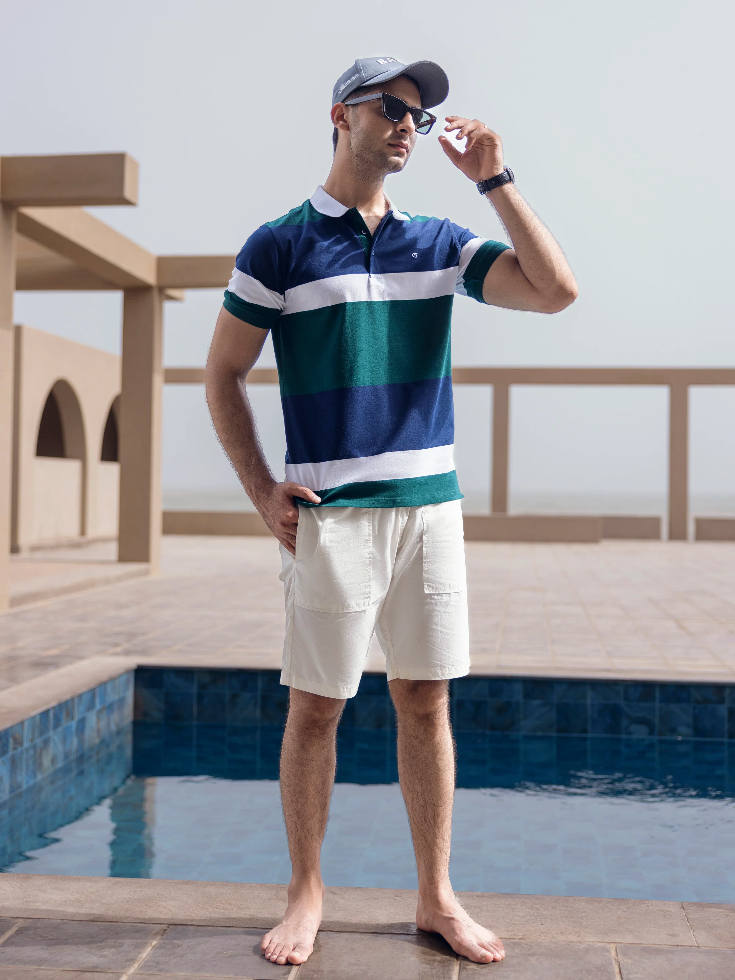 Men's Dark Green Polo Shirt - EMTPS5-110 - Image 2