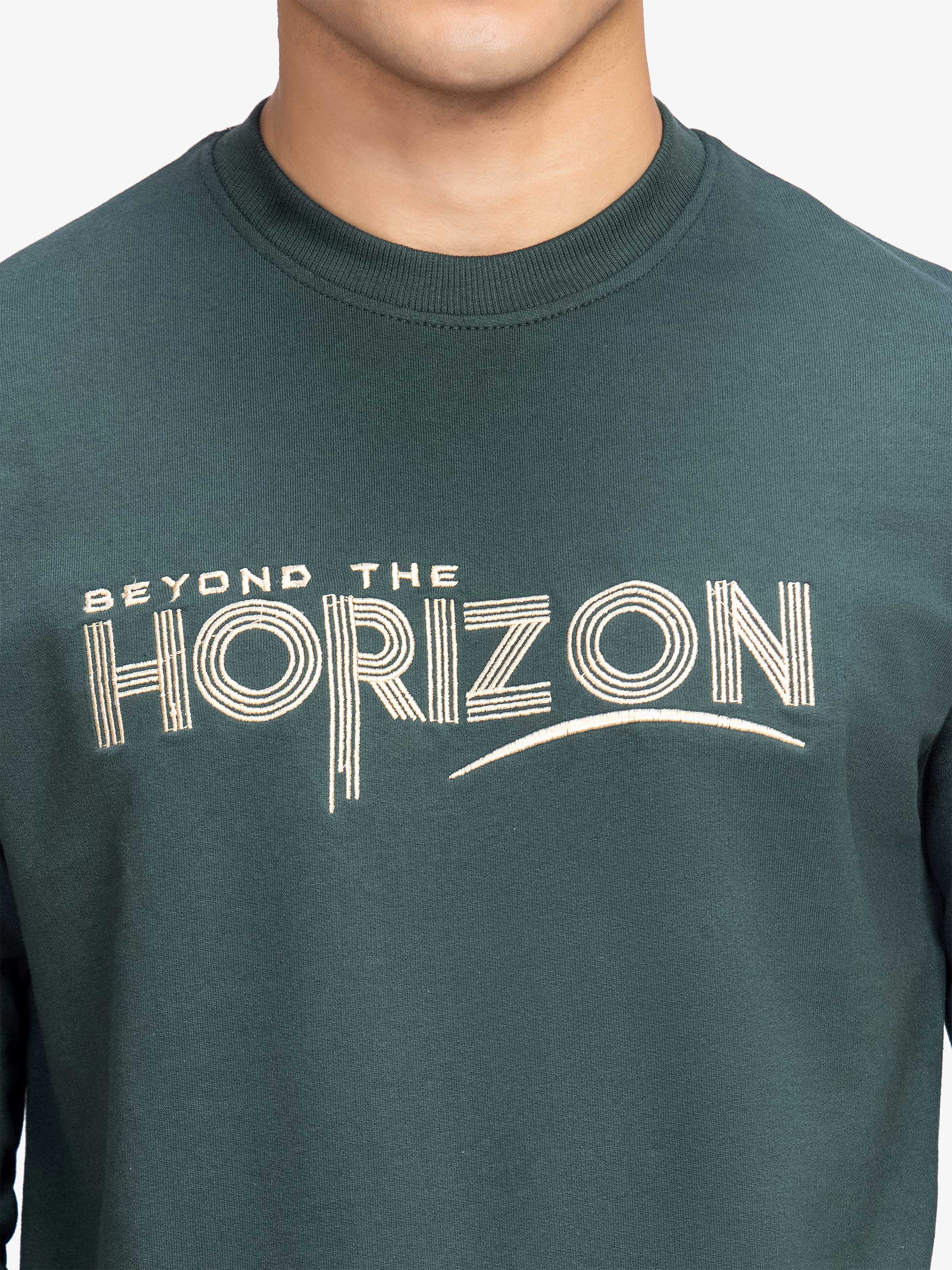 Men's Dark Green Sweatshirt - EMTSS5-005 - Image 2