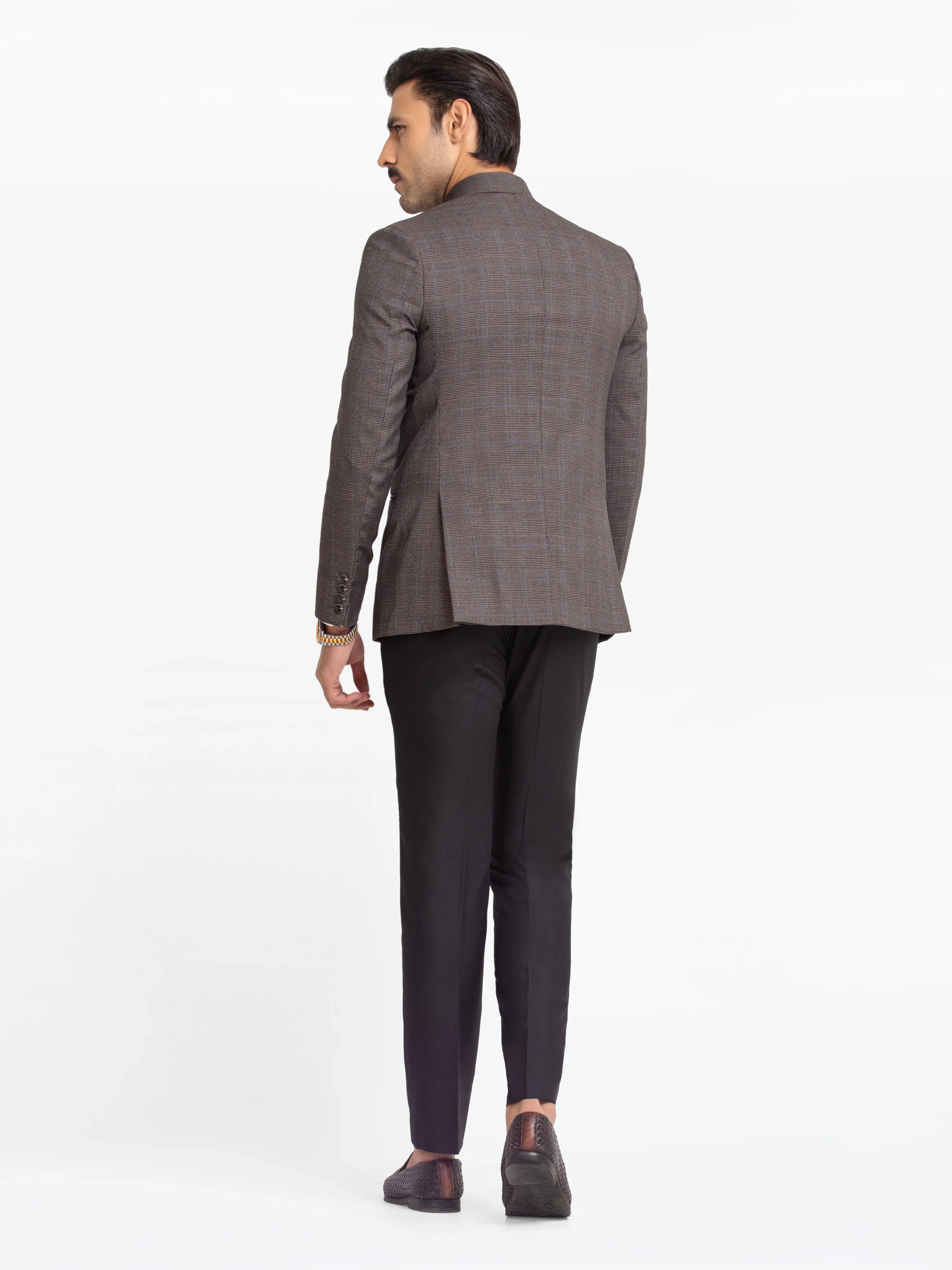 Men's Dark Grey Blazer - EMTB22-6817 - Image 3