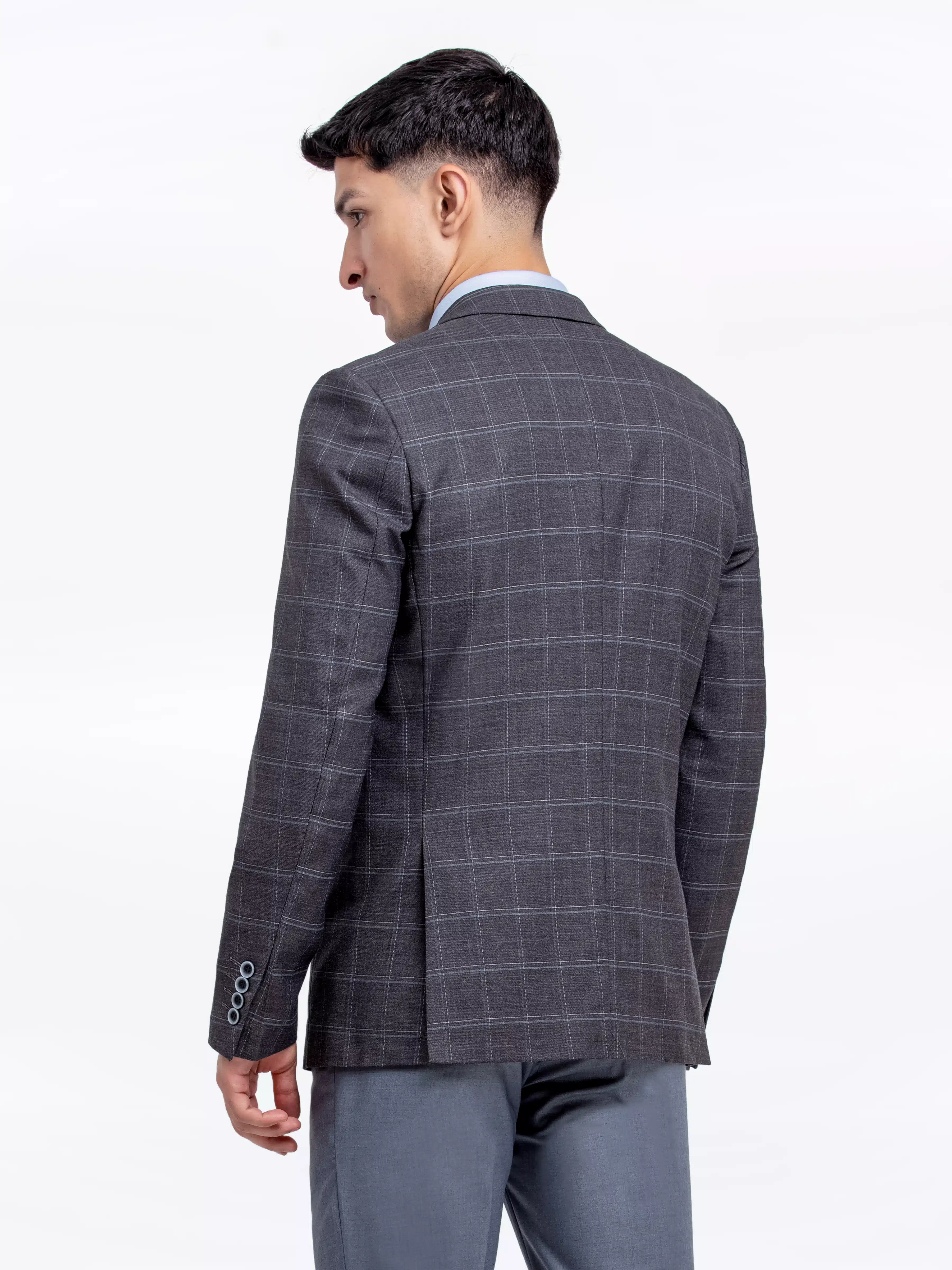 Men's Dark Grey Blazer - EMTB24-6880 - Image 6