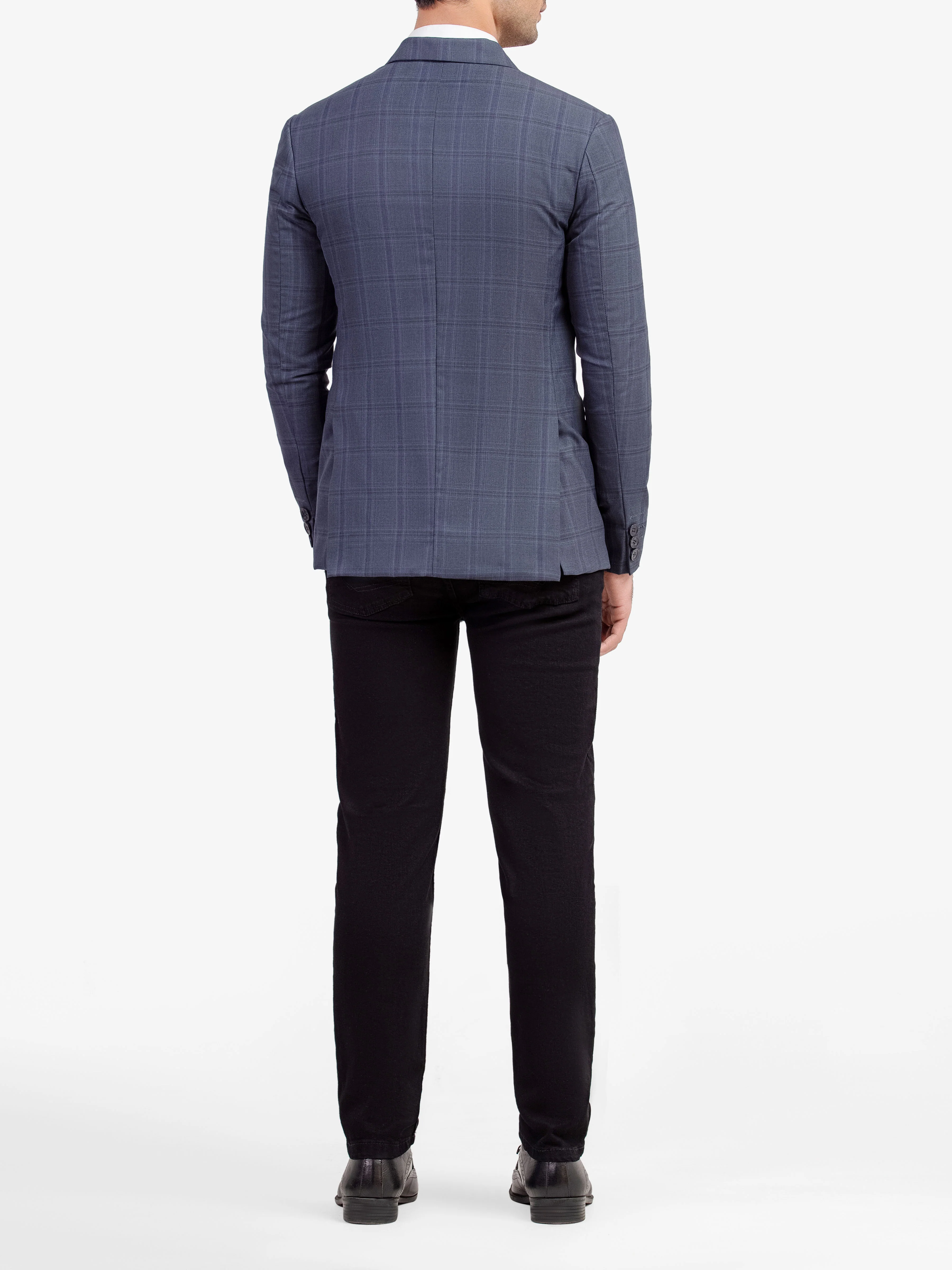 Men's Dark Grey Blazer - EMTB5-6831 - Image 5