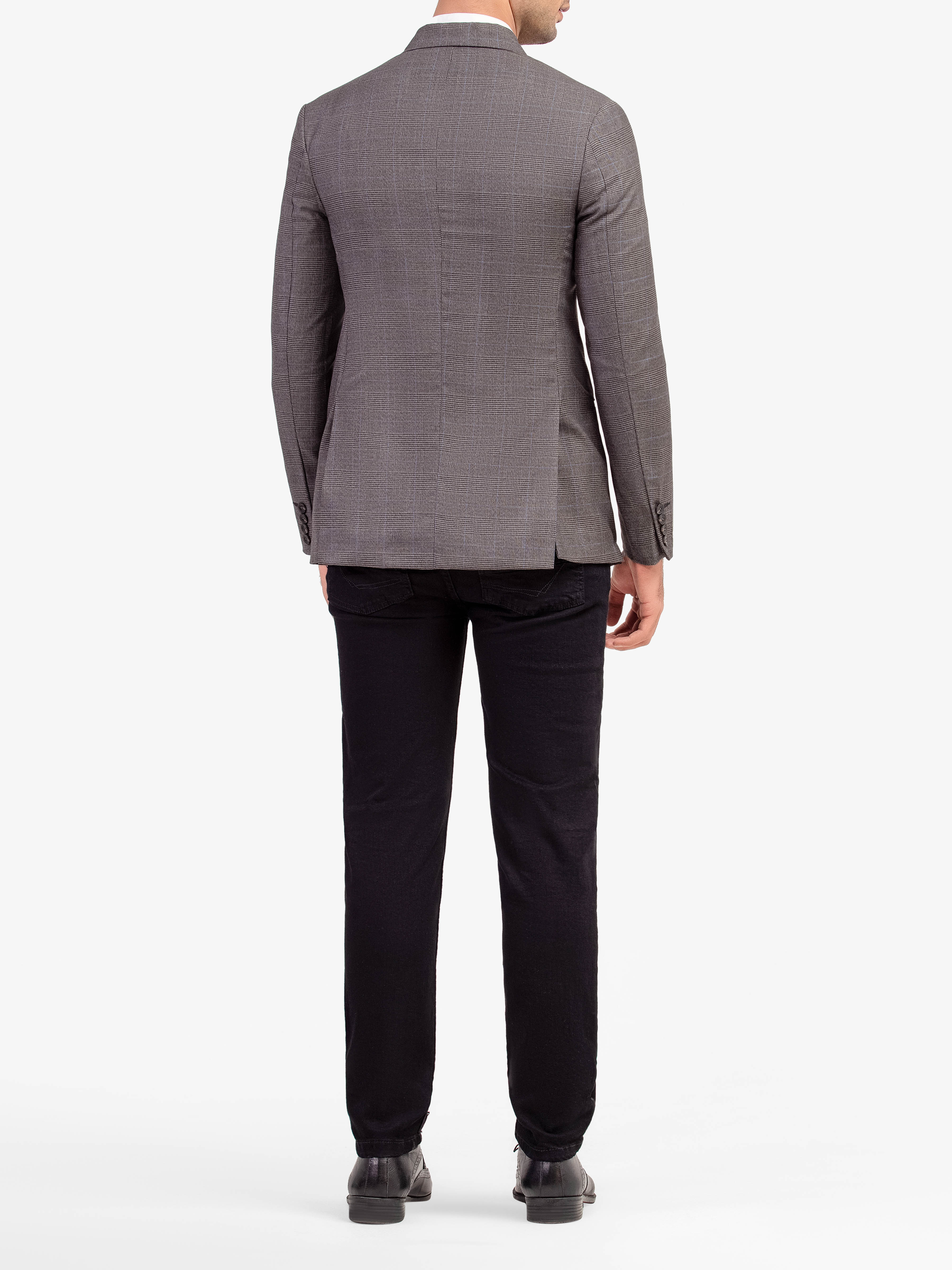 Men's Dark Grey Blazer - EMTB5-6883 - Image 5