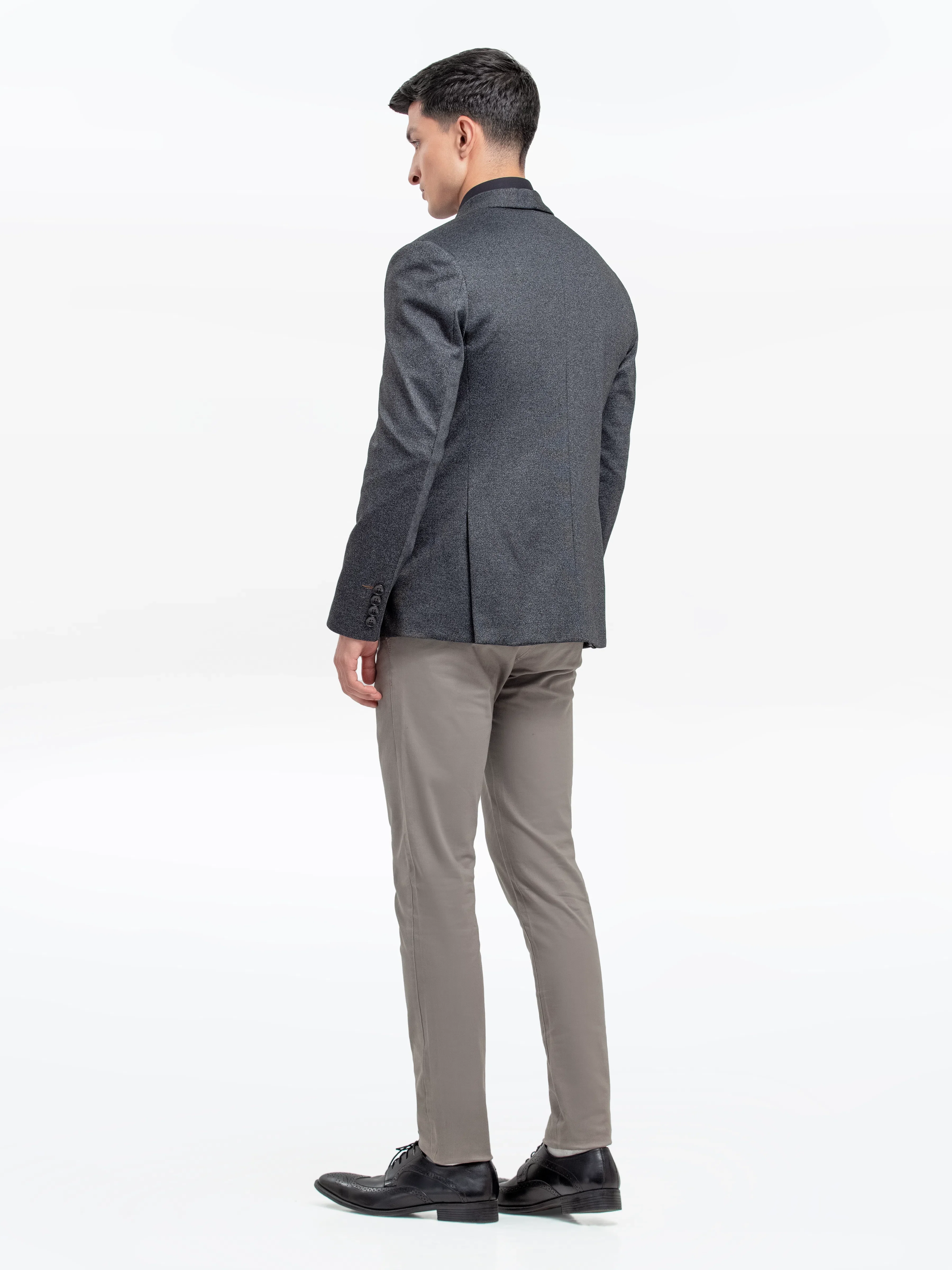 Men's Dark Grey Blazer - EMTBK24W-004 - Image 6