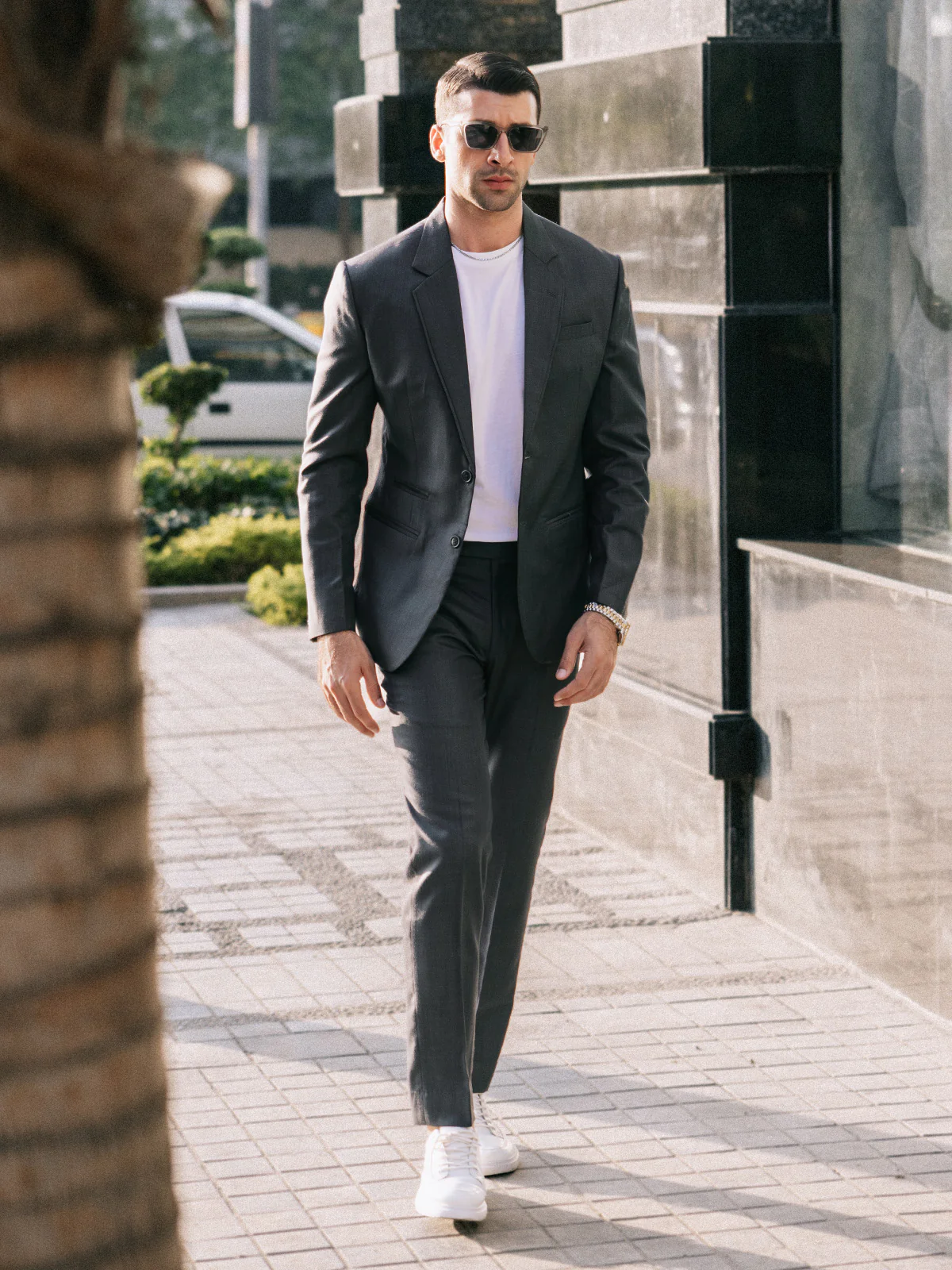 Men's Dark Grey Coat Pant - EMTCP23-6849 - Image 3