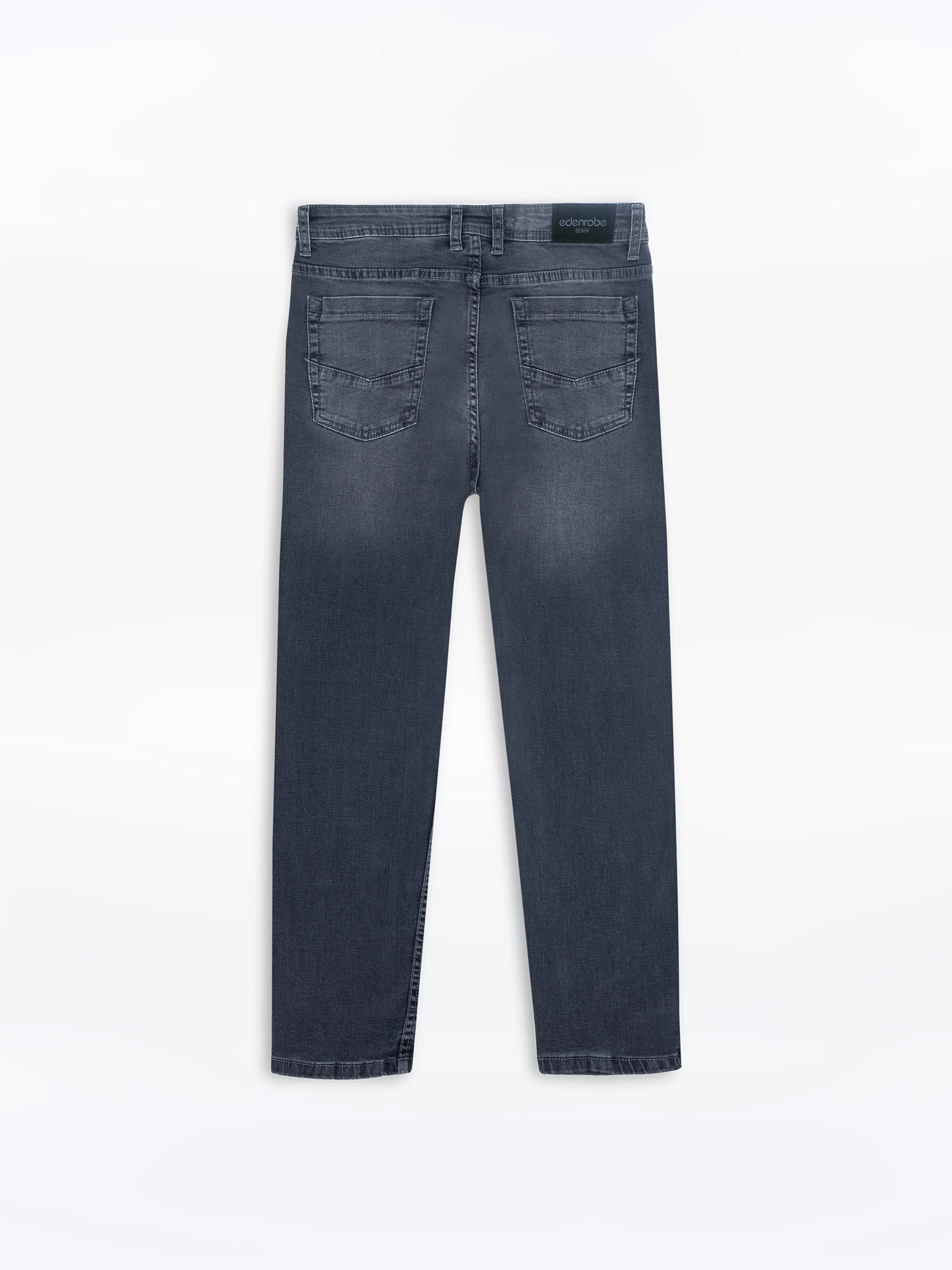 Men's Dark Grey Denim Pant - EMBPD24-018 - Image 2