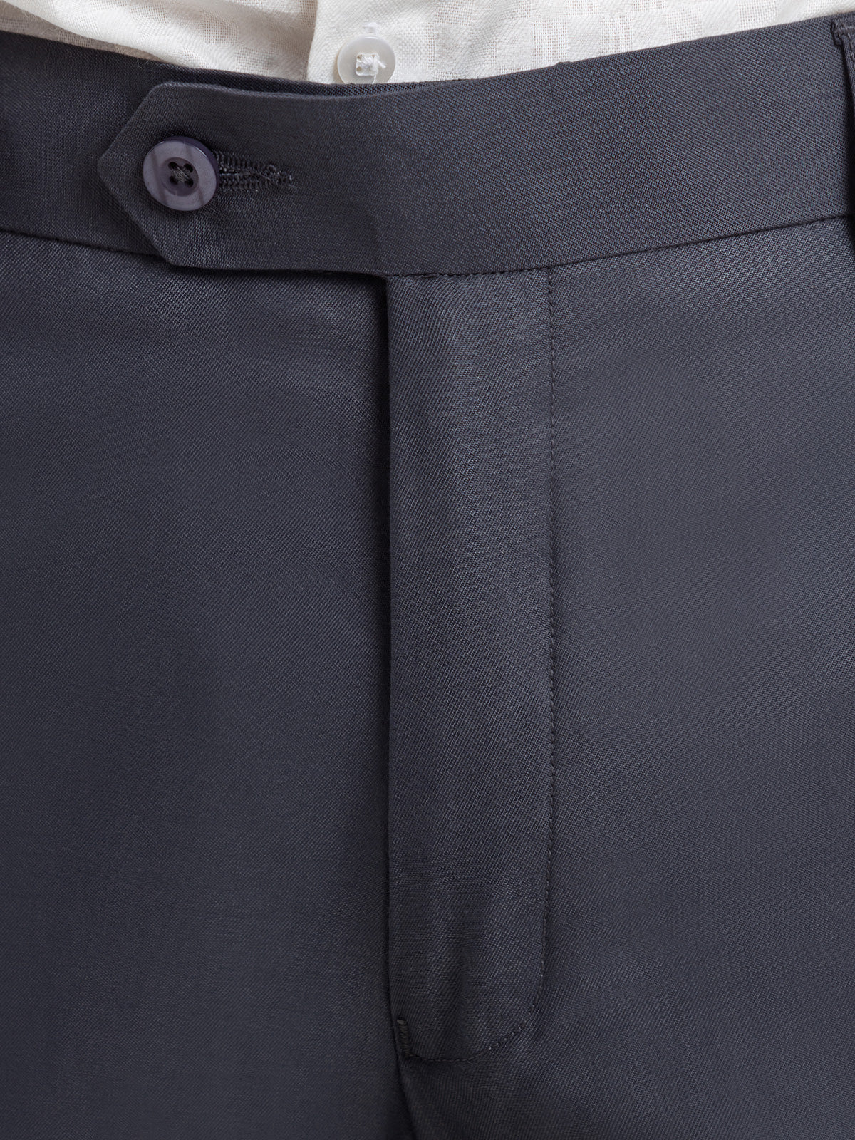 Men's Dark Grey Formal Pant - EMBPF24-15264 - Image 2