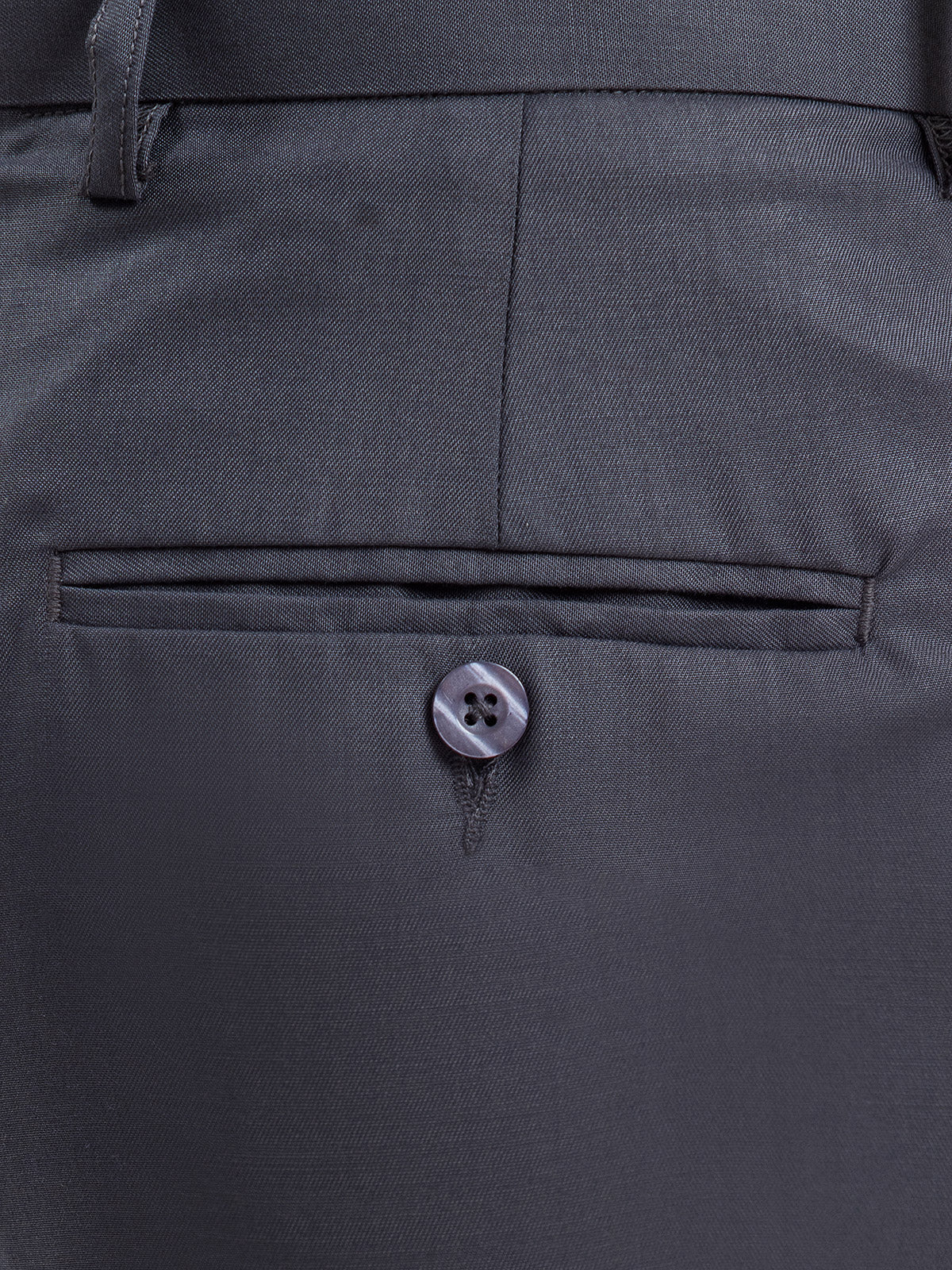 Men's Dark Grey Formal Pant - EMBPF24-15264 - Image 3