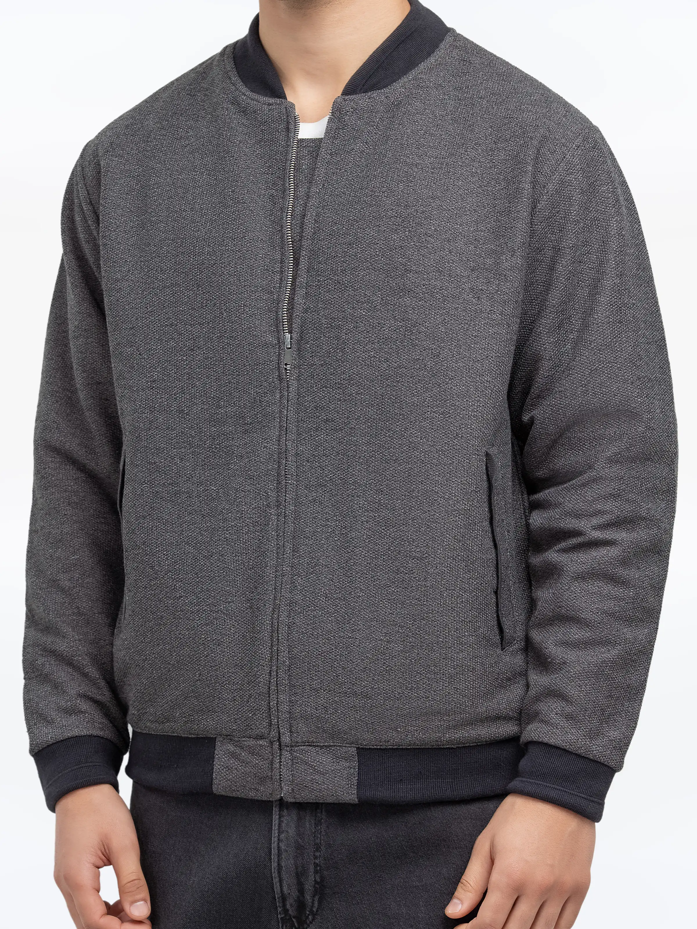 Men's Dark Grey Jacket - EMTJK5-001 - Image 3