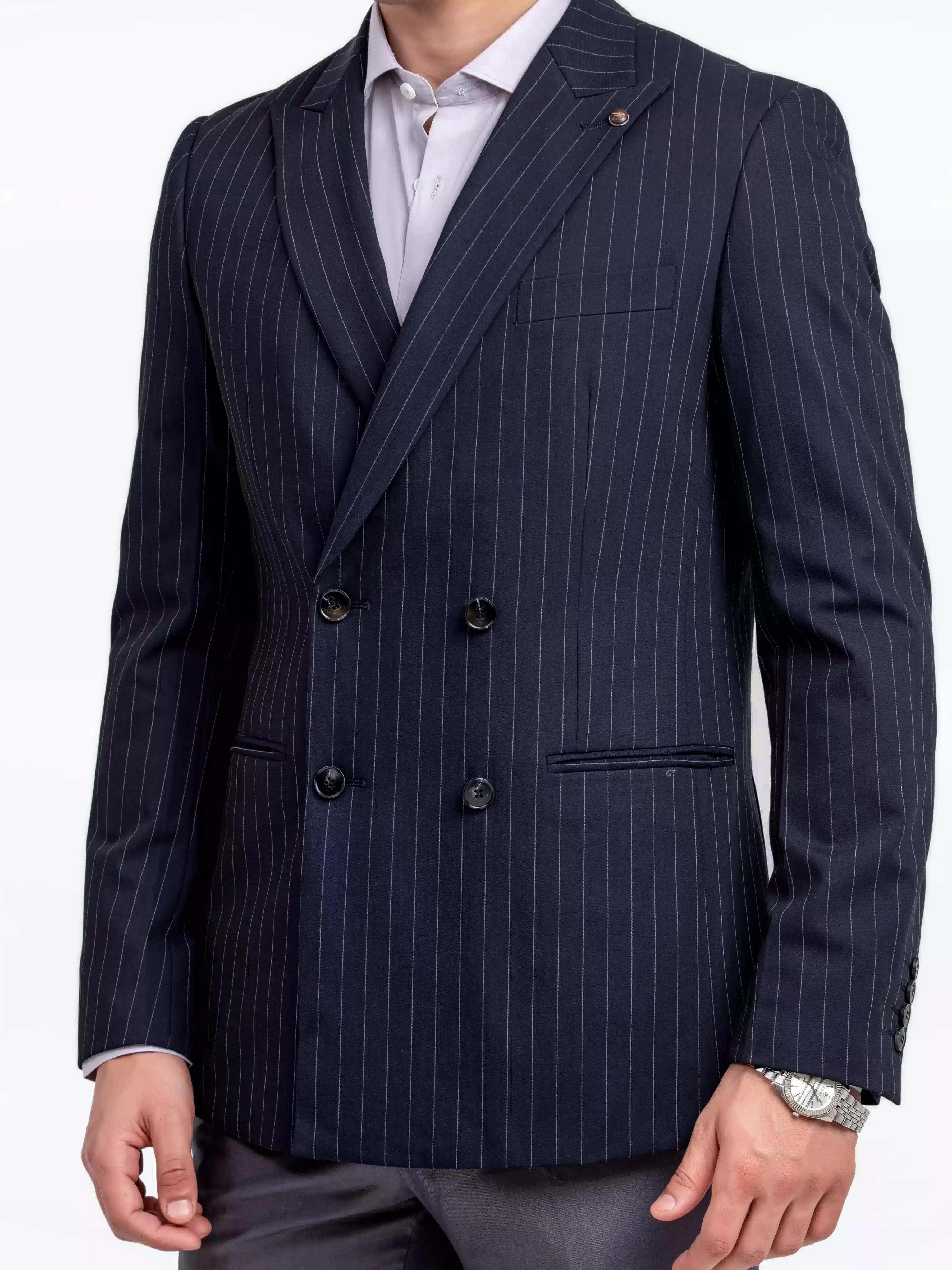Men's Dark Navy Blazer - EMTB24-6876 - Image 3