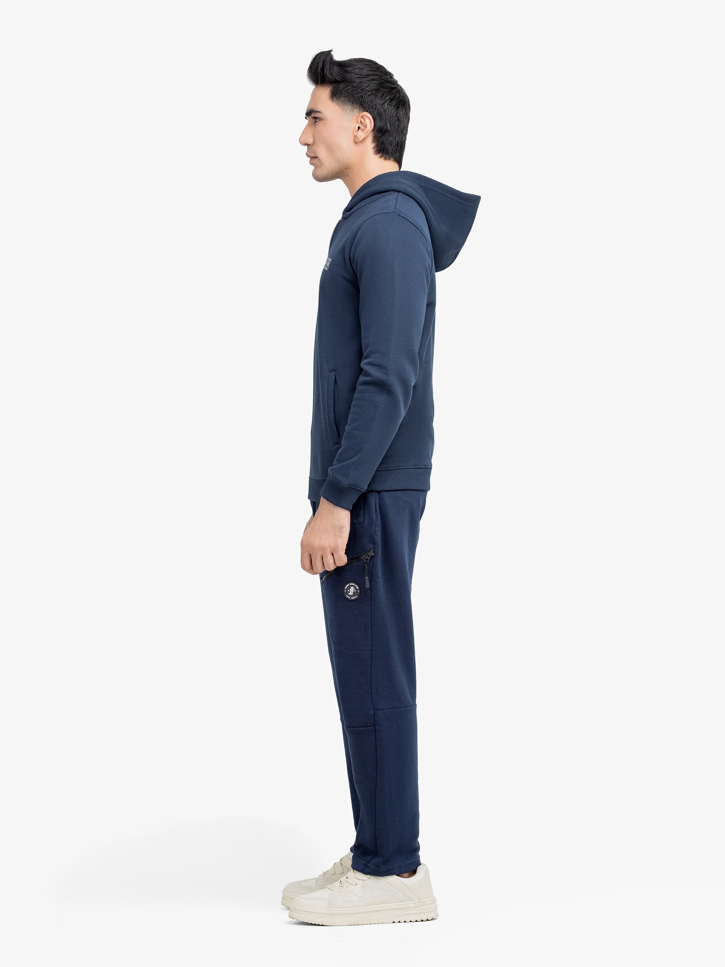 Men's Dark Navy Hoodie - EMTH24-008 - Image 4