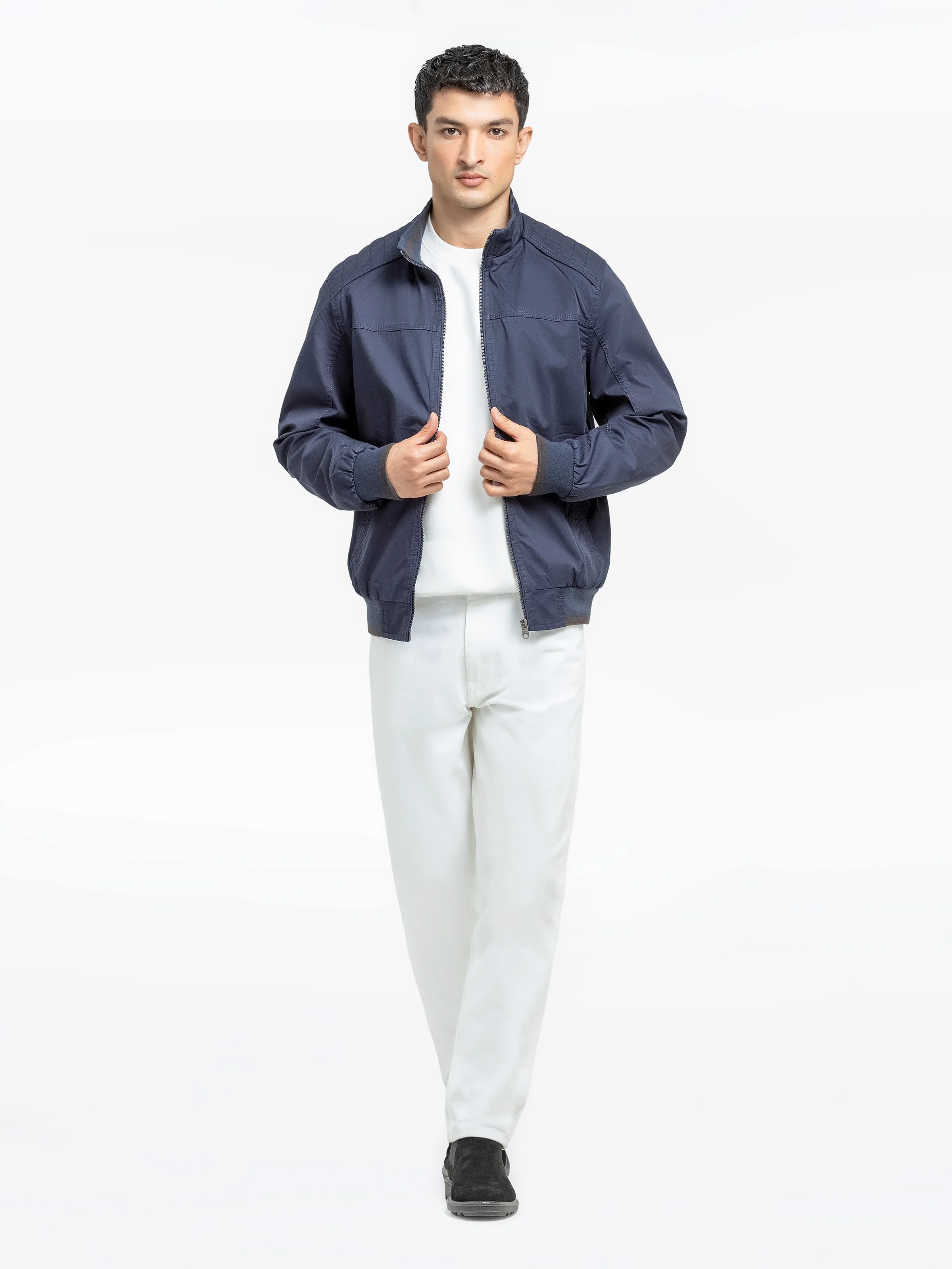 Men's Dark Navy Jacket - EMTJ24-038 - Image 2