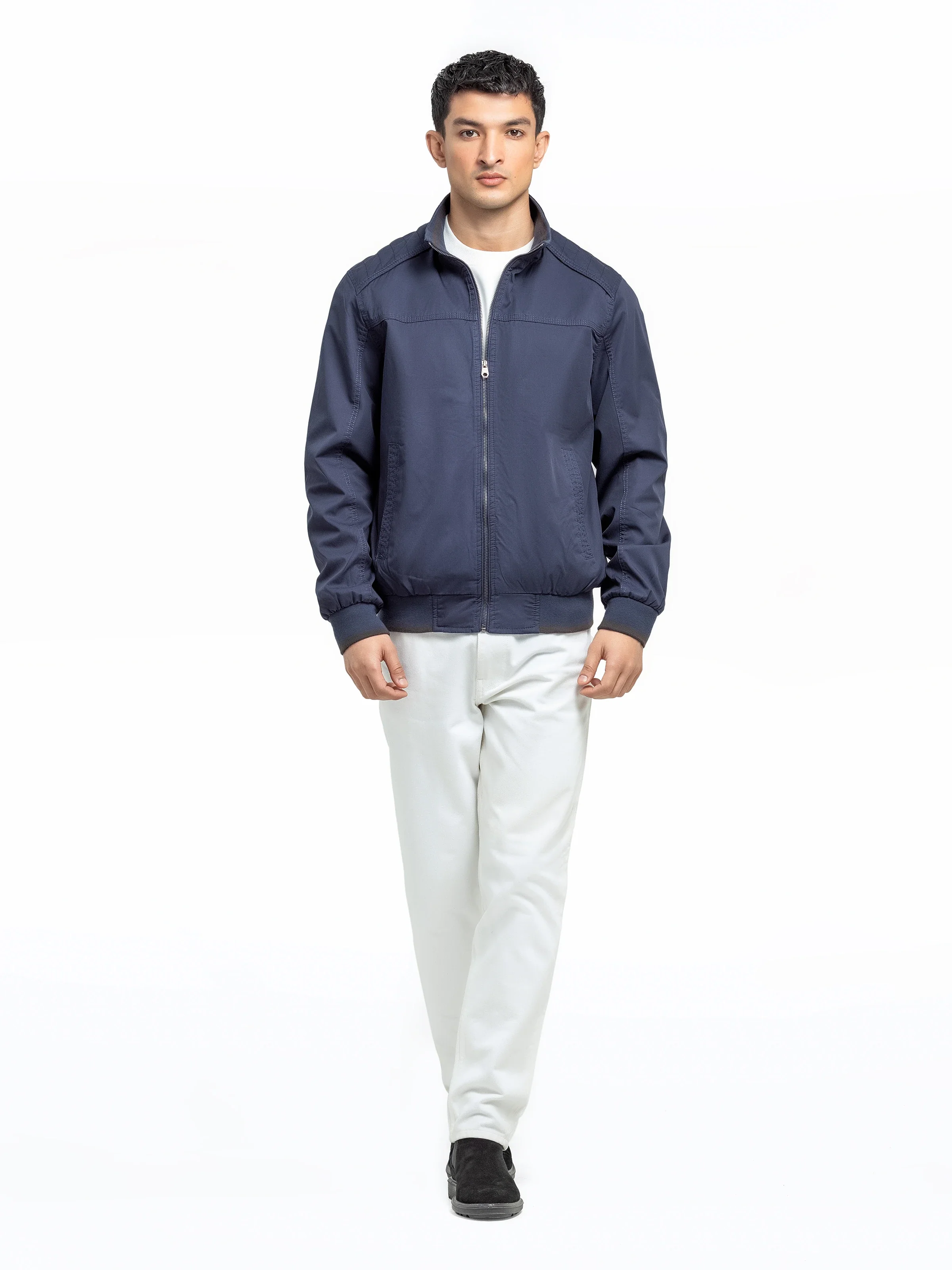 Men's Dark Navy Jacket - EMTJ24-038 - Image 3