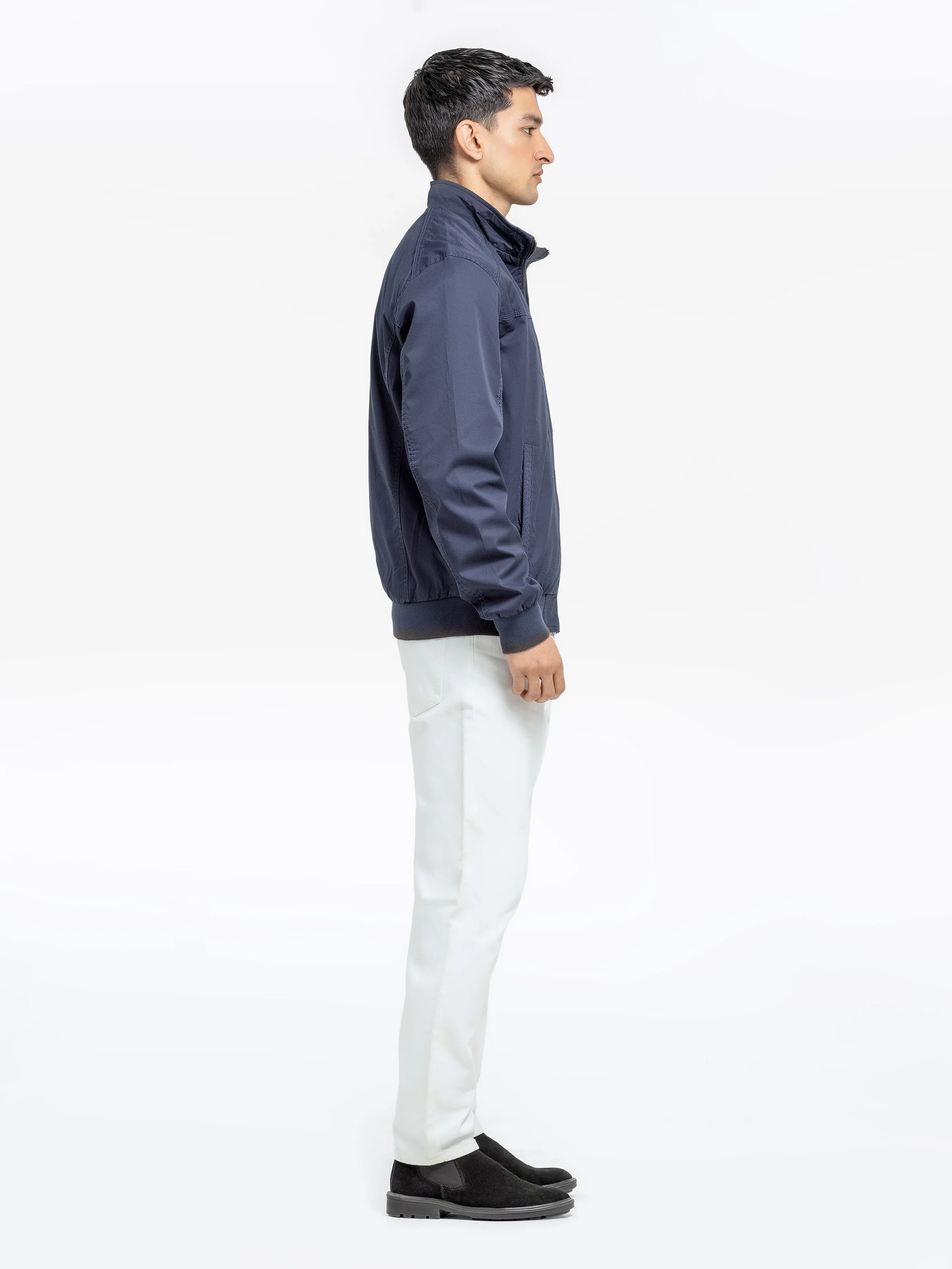Men's Dark Navy Jacket - EMTJ24-038 - Image 4
