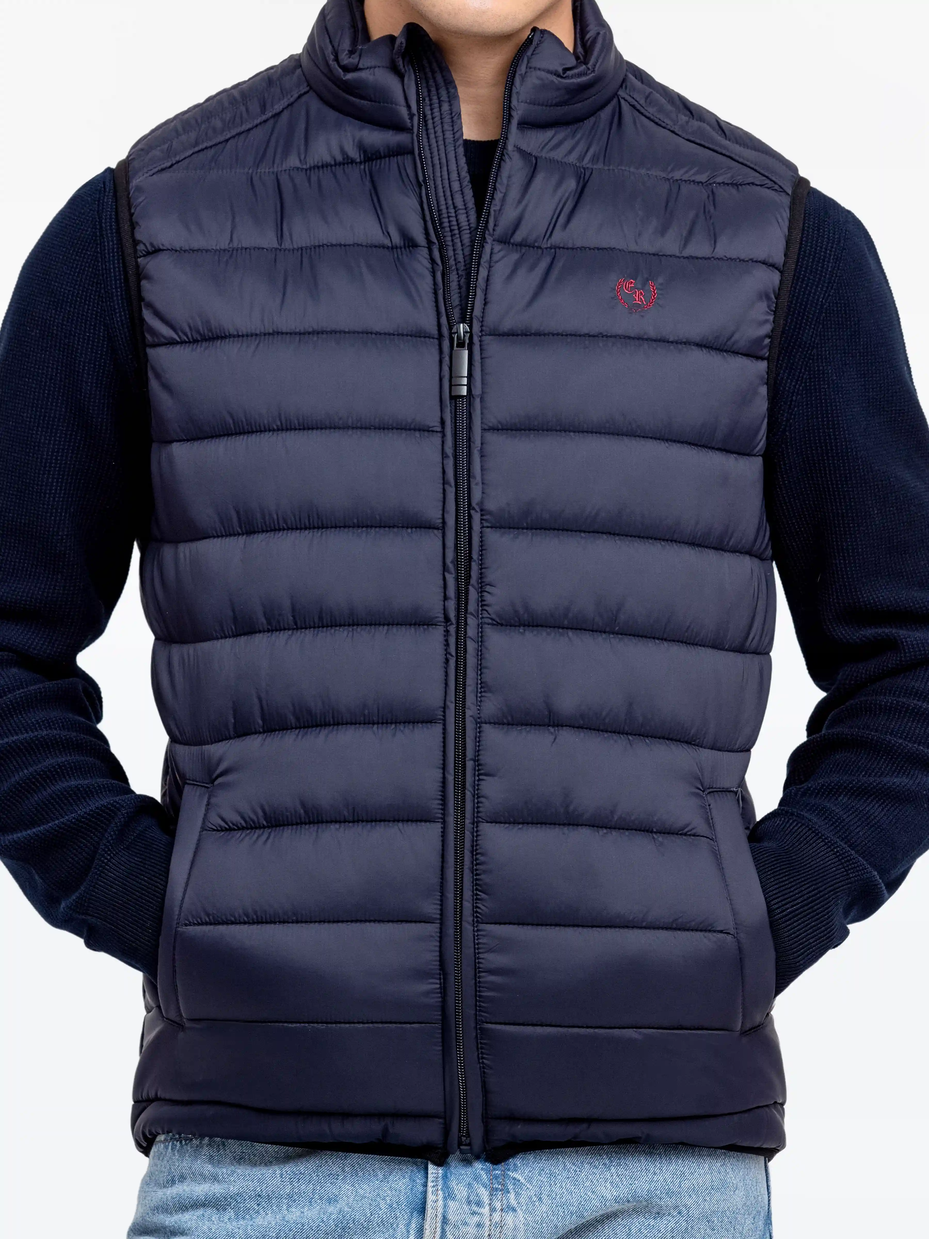 Men's Dark Navy Jacket - EMTJP24-009 - Image 4