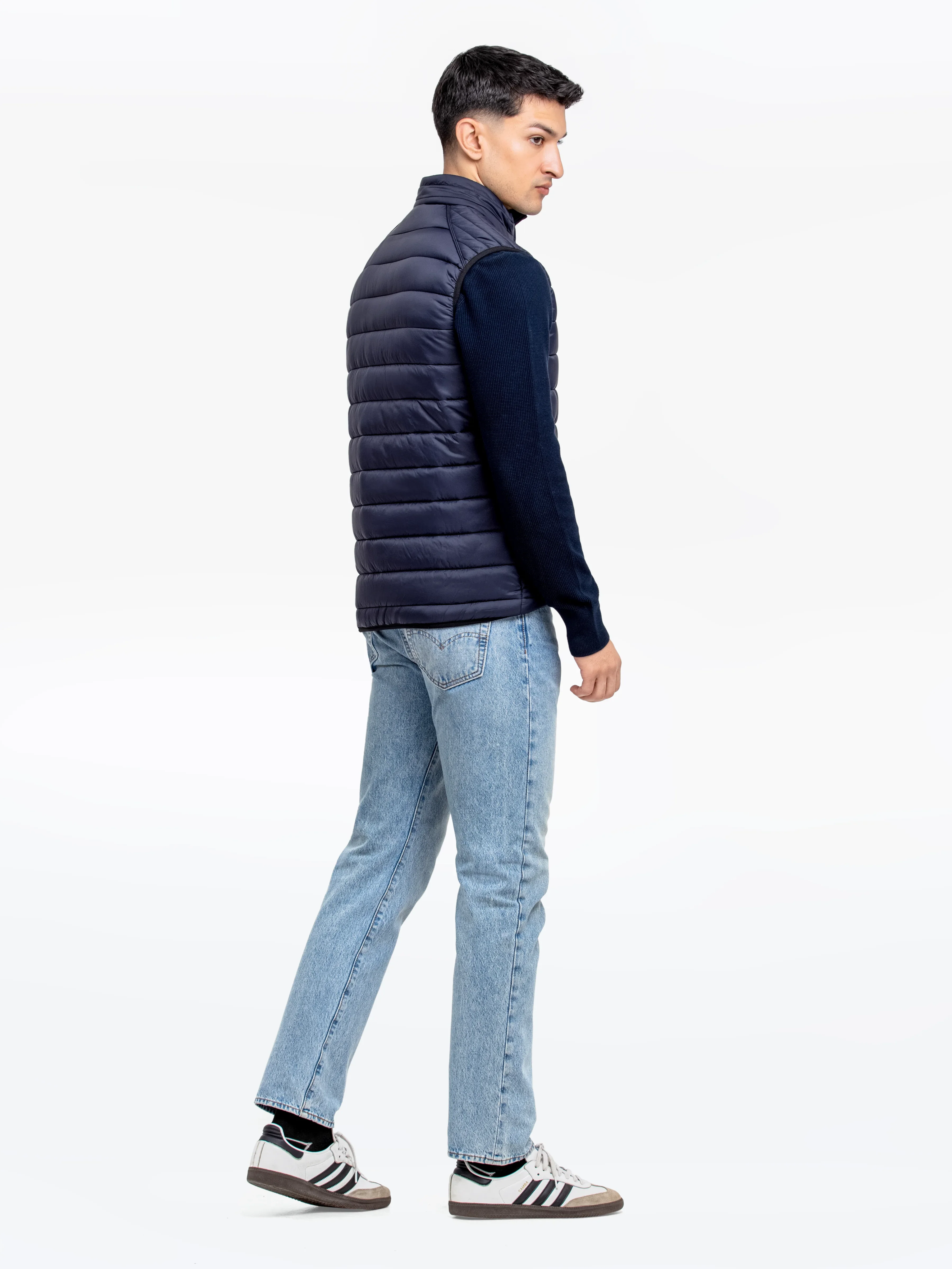 Men's Dark Navy Jacket - EMTJP24-009 - Image 6
