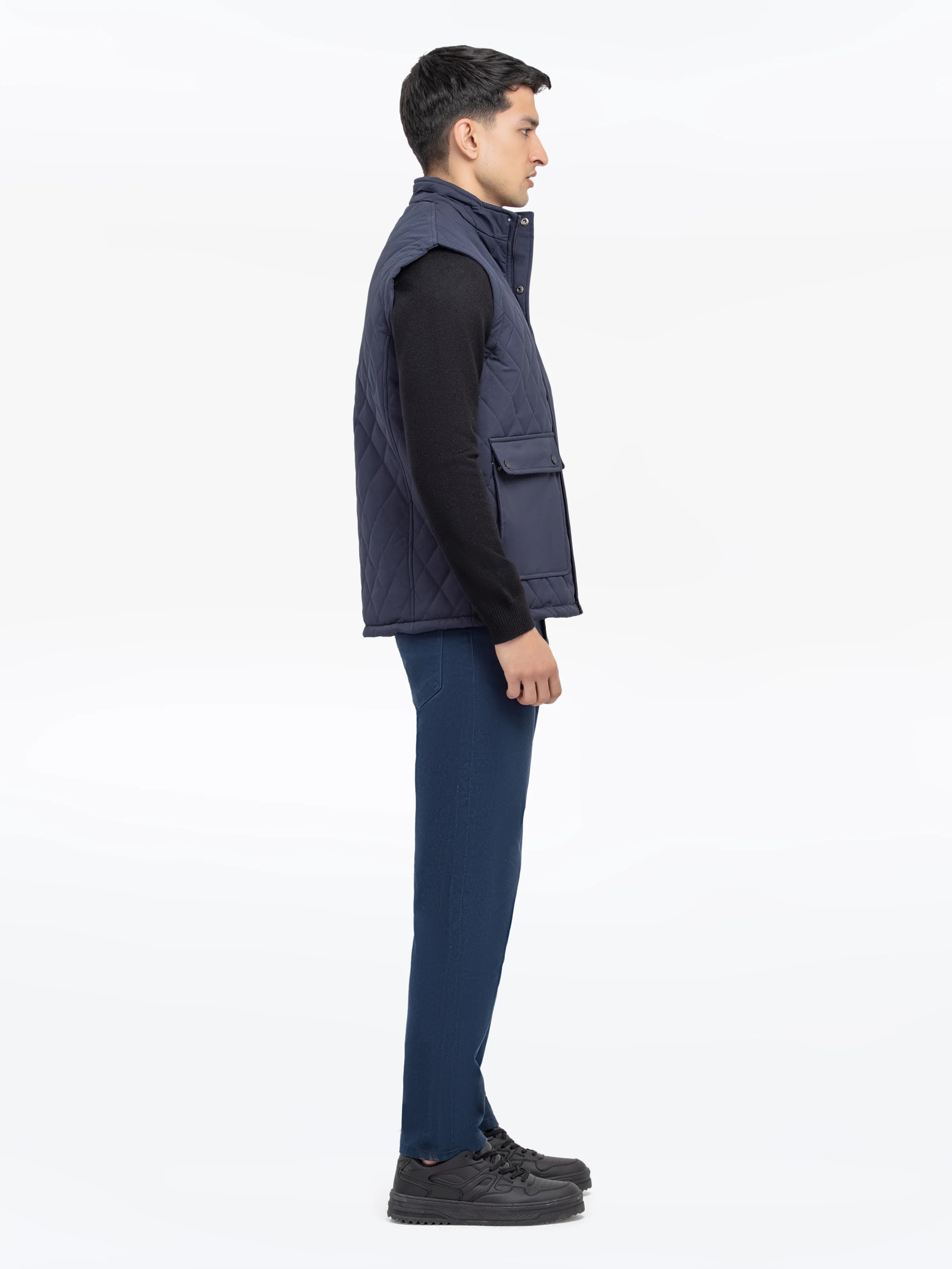 Men's Dark Navy Jacket - EMTJP24-023 - Image 5