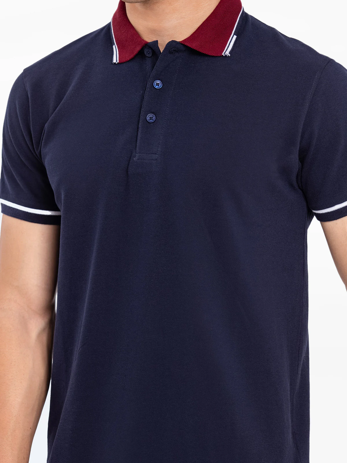 Men's Dark Navy Polo Shirt - EMTPS23-022 - Image 4