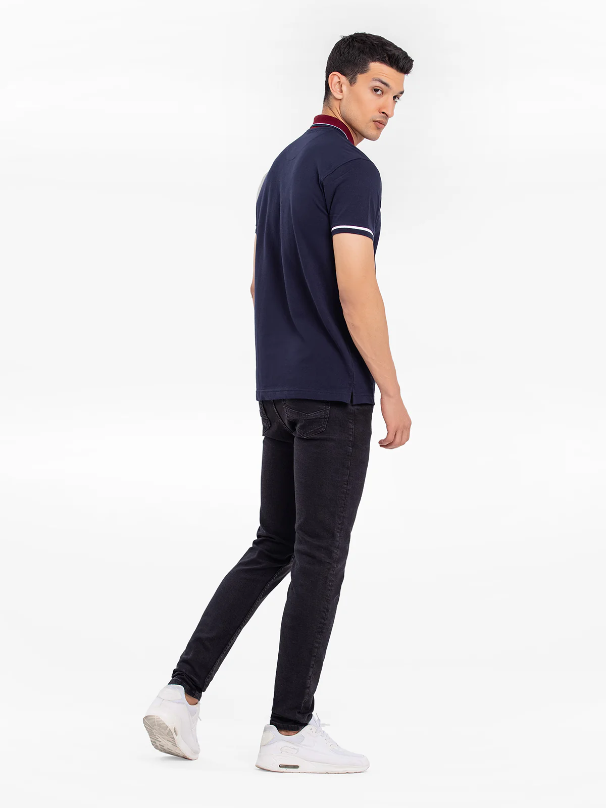 Men's Dark Navy Polo Shirt - EMTPS23-022 - Image 5