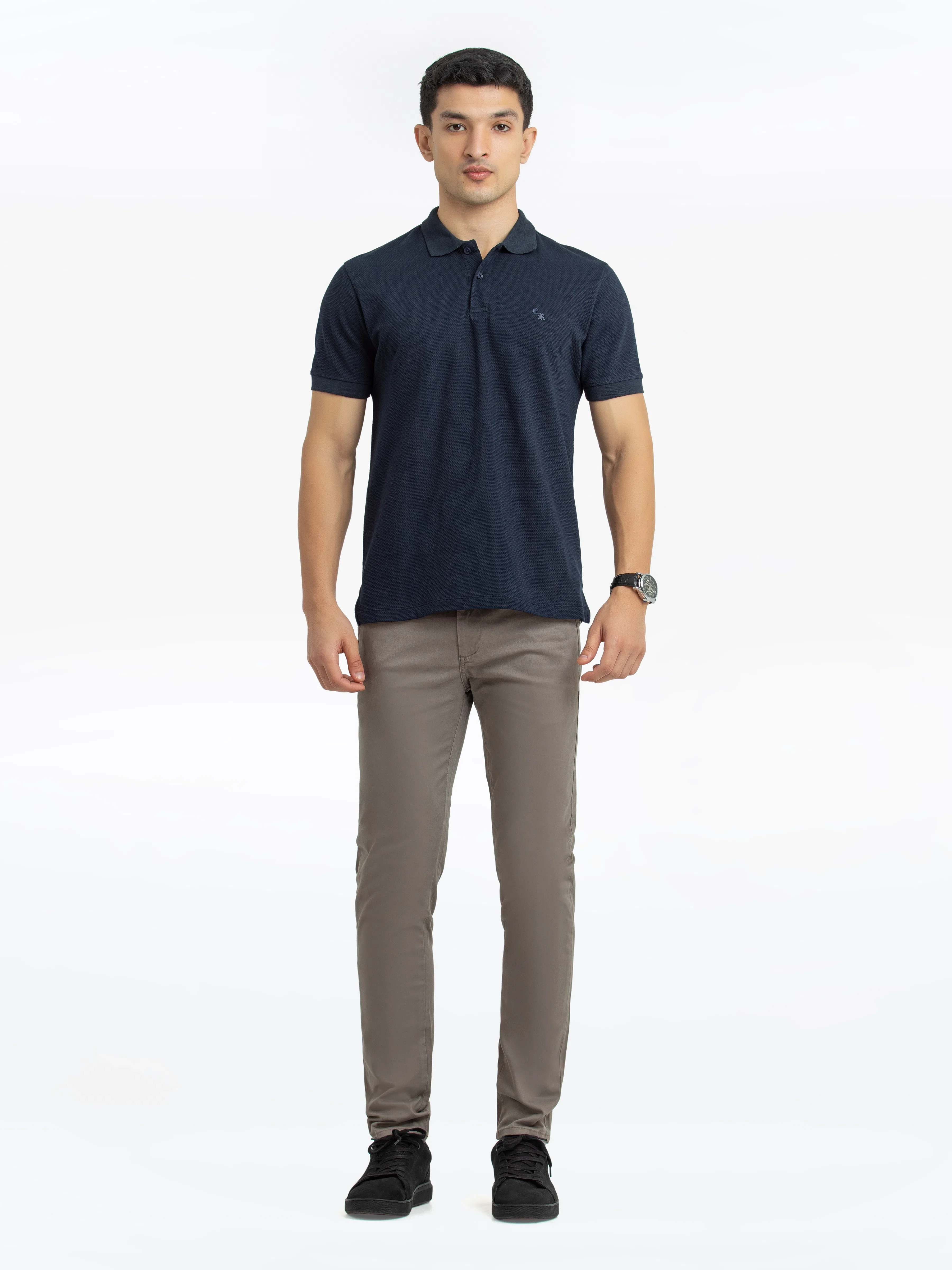 Men's Dark Navy Polo Shirt - EMTPS24-072 - Image 2