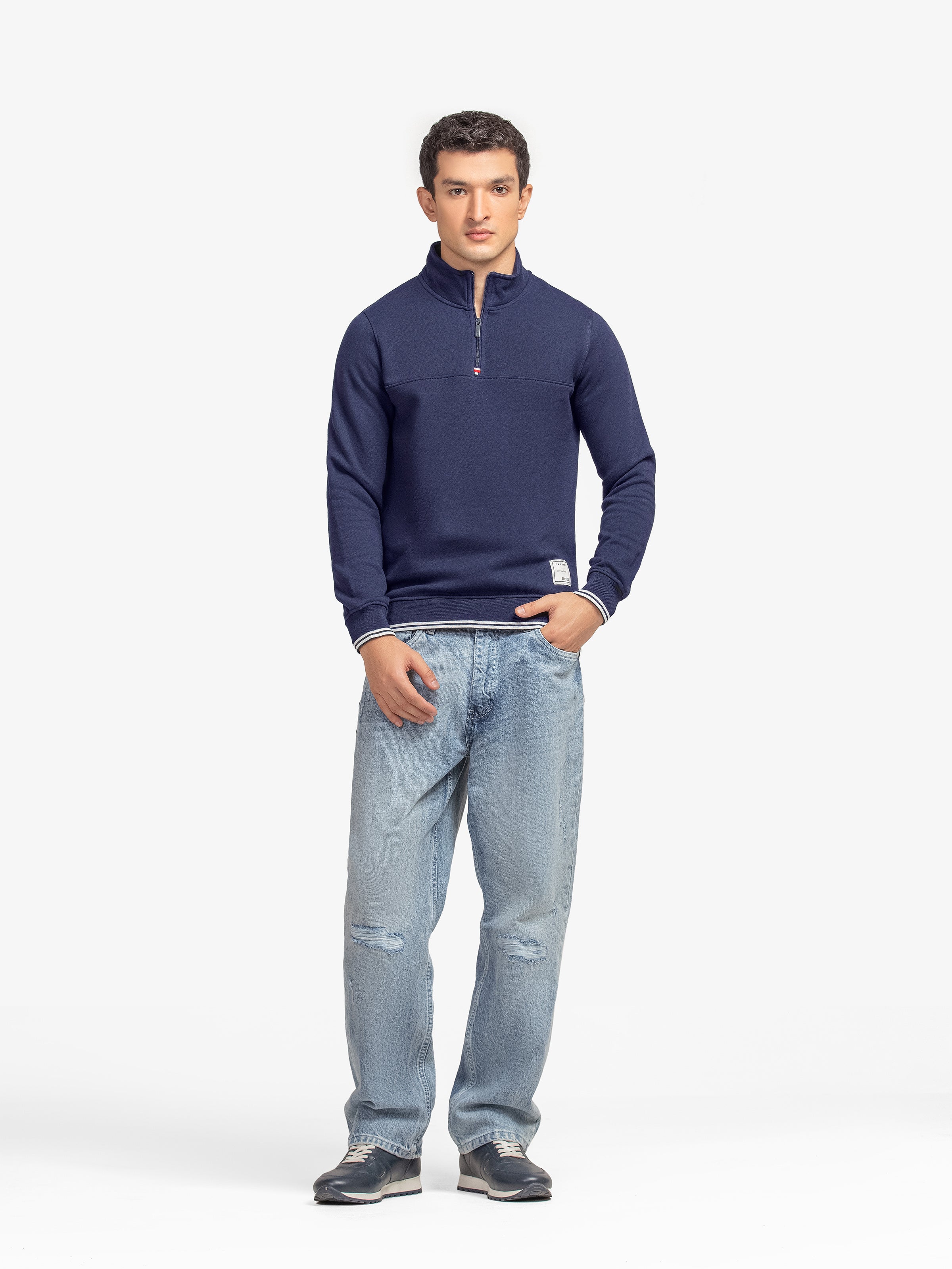 Men's Dark Navy Sweatshirt - EMTSS5-002 - Image 4