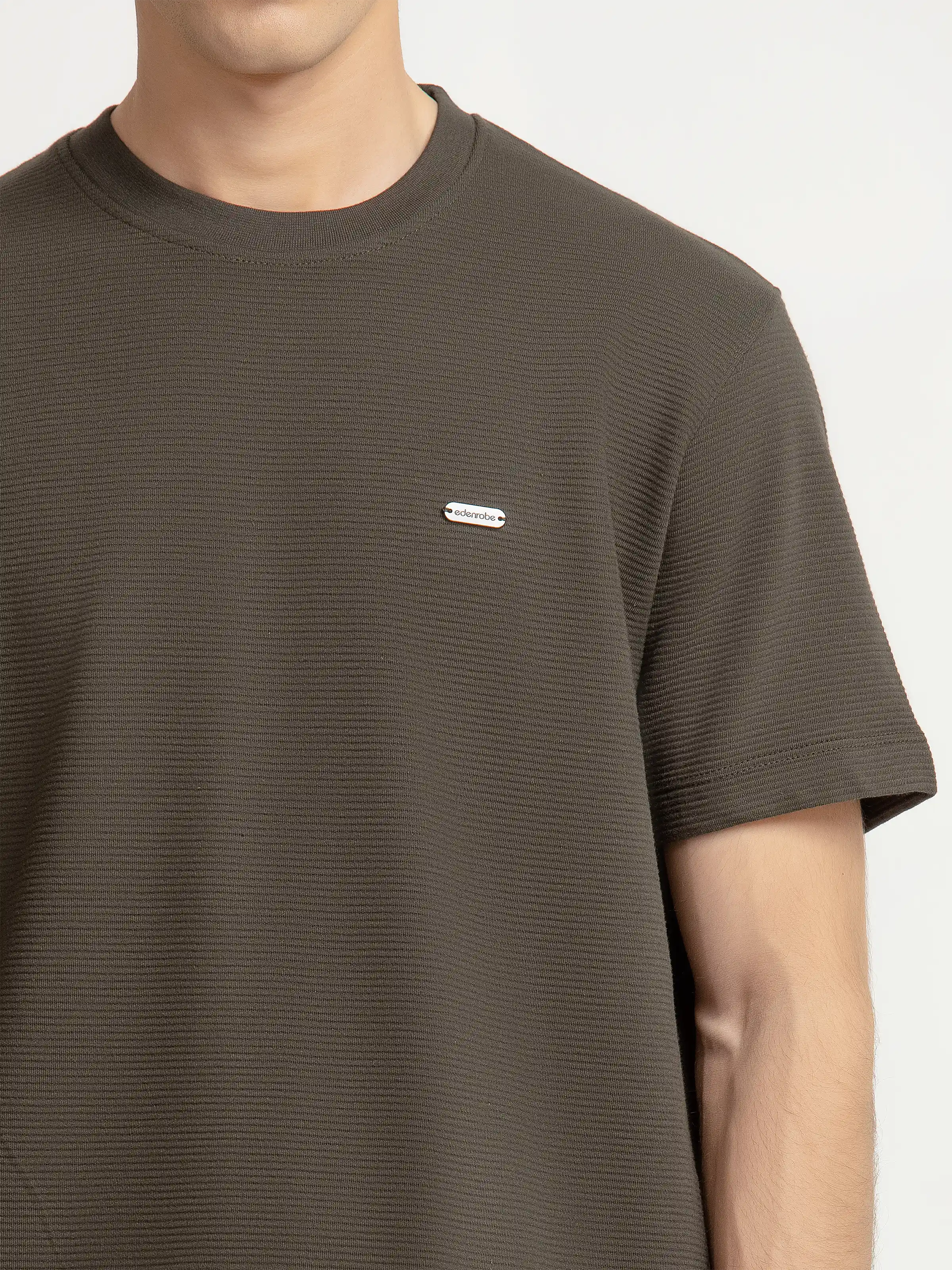 Men's Dark Olive Graphic Tee - EMTGT6-004 - Image 3