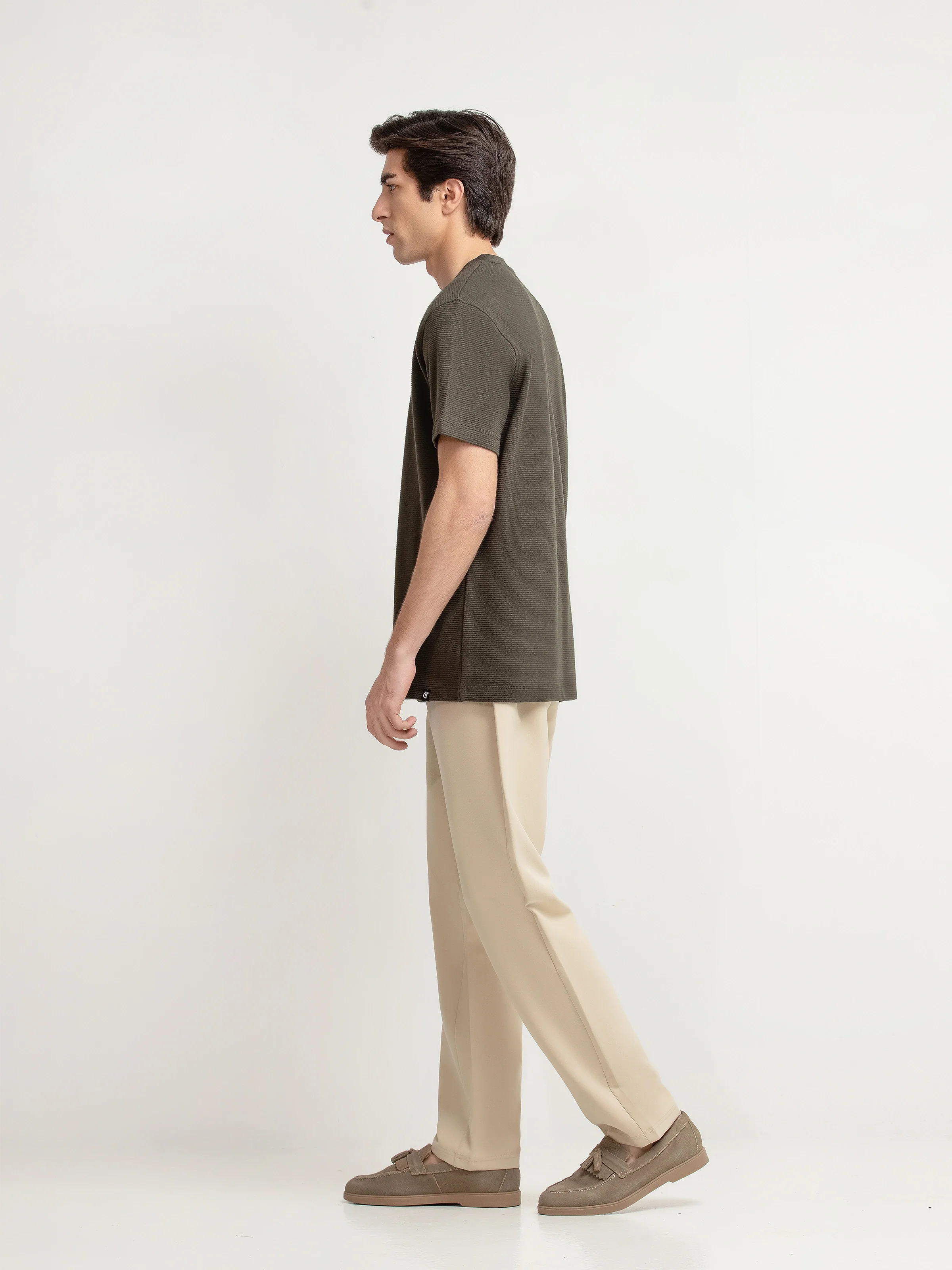 Men's Dark Olive Graphic Tee - EMTGT6-004 - Image 4