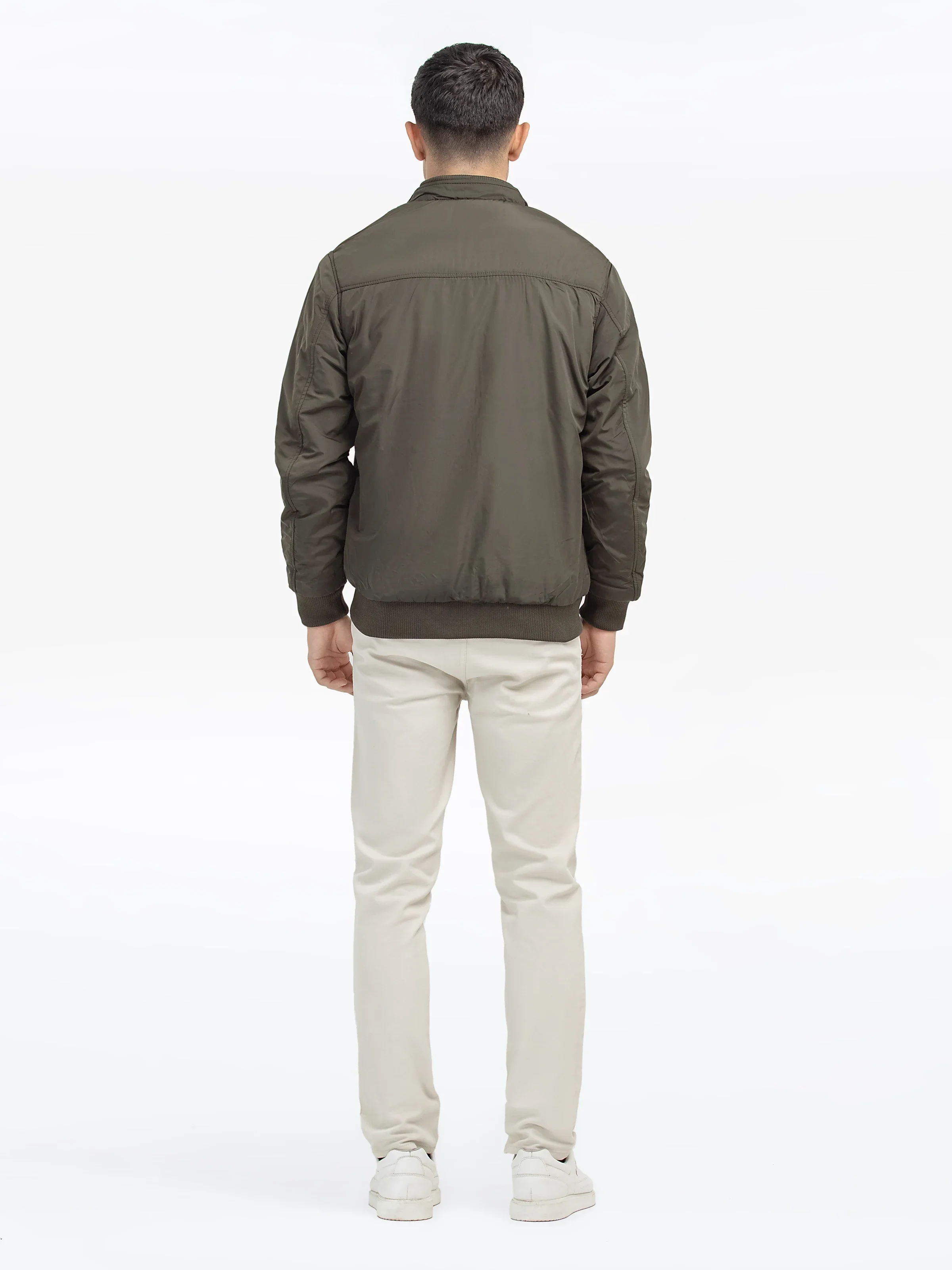 Men's Dark Olive Jacket - EMTJP24-020 - Image 6