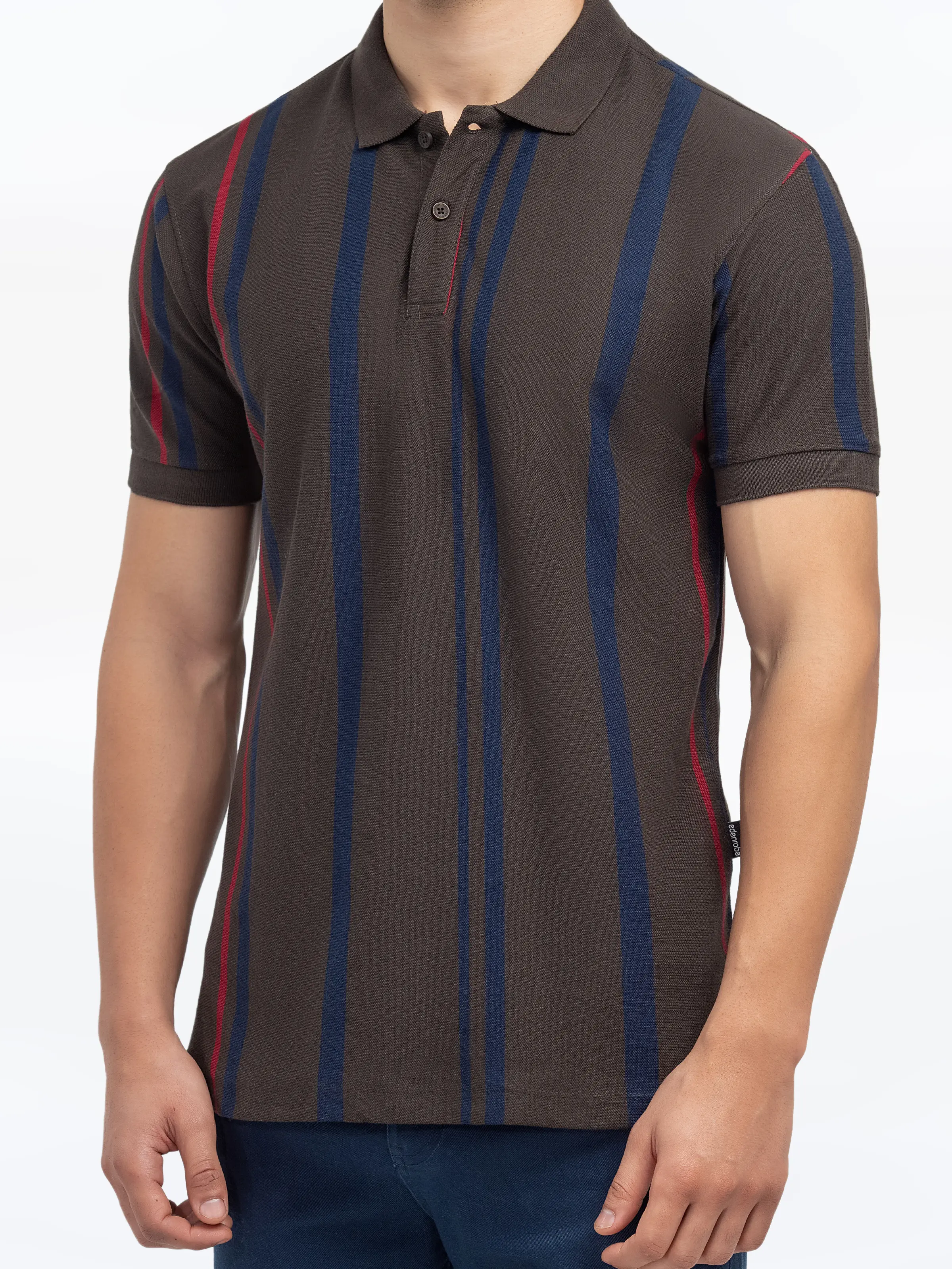 Men's Dark Olive Polo Shirt - EMTPS24-001 - Image 3