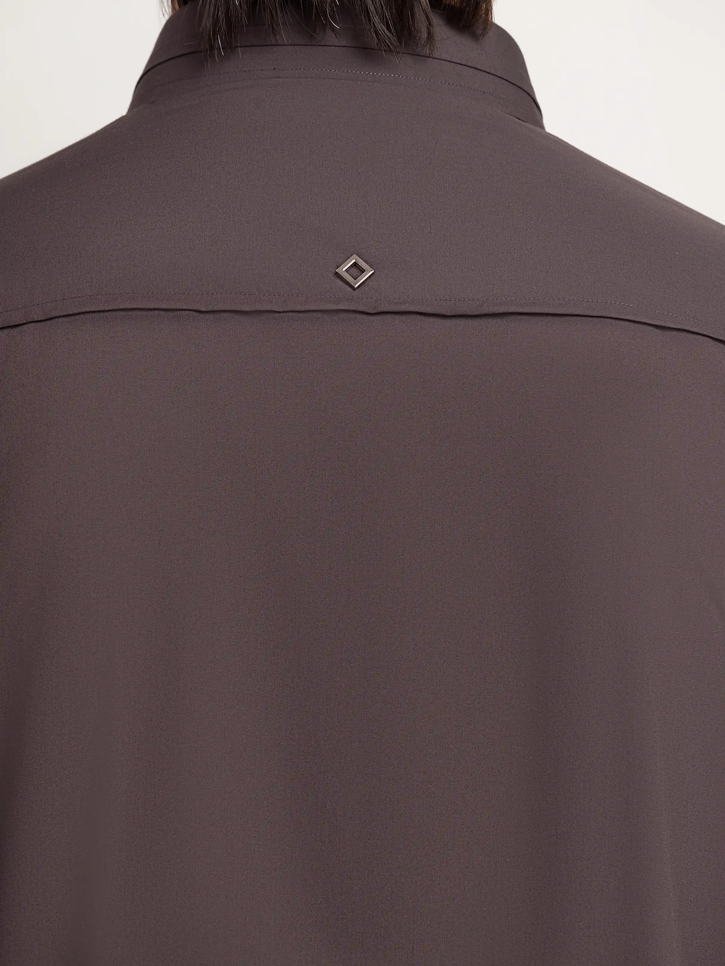 Men's Dark Plum Shalwar Kameez - EMTKS5-41217 - Image 4