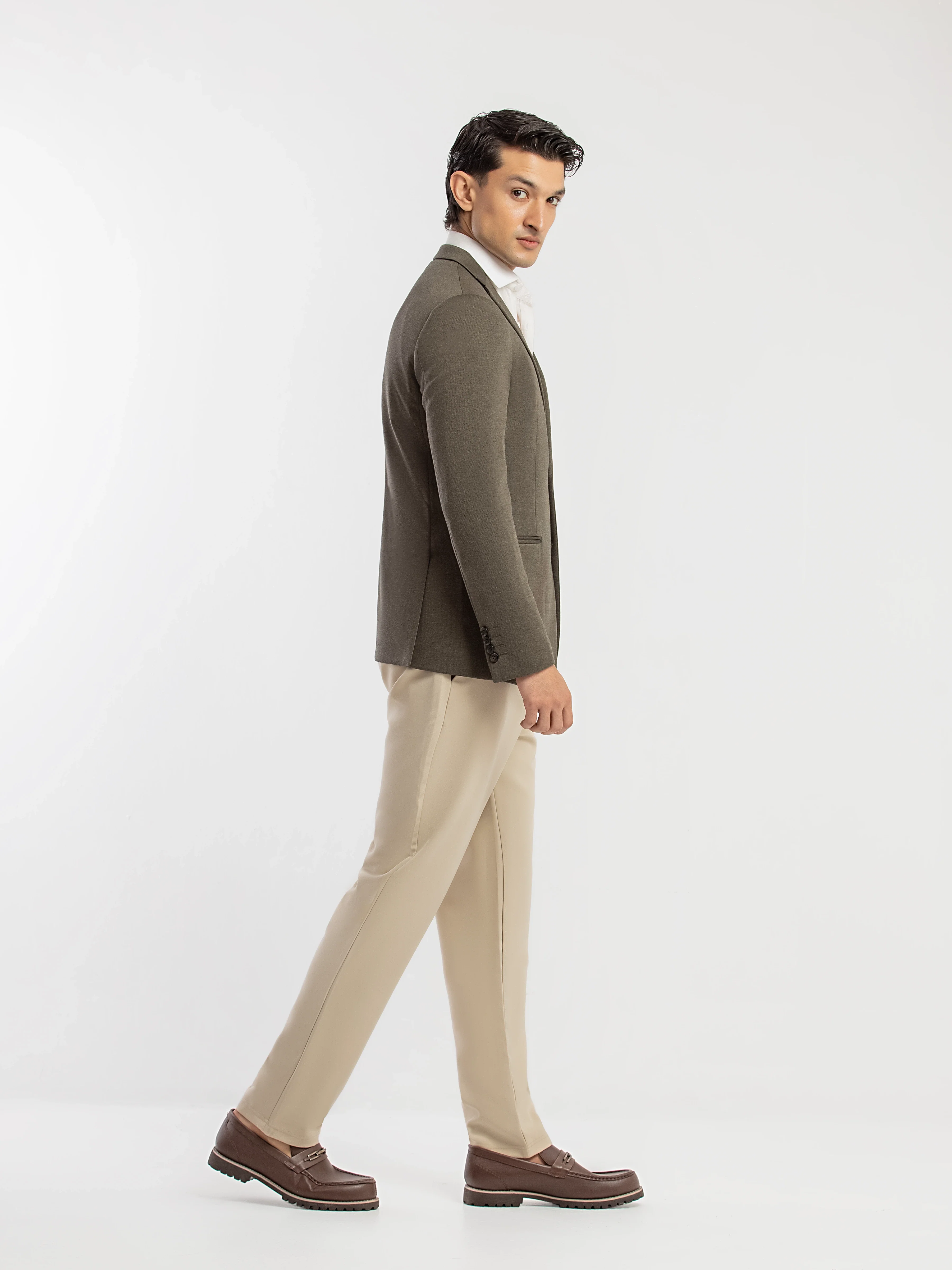 Men's Dark Sage Blazer - EMTB5-6891 - Image 5
